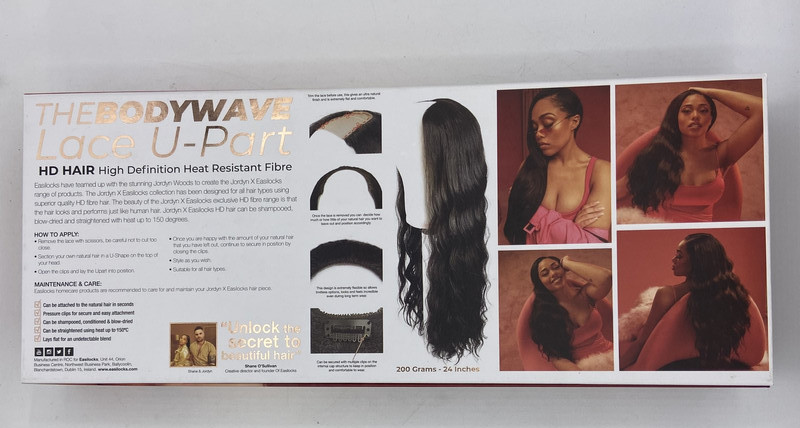 JORDYN WOODS EASILOCKS BODYWAVE LACE U-PART 24″ 200G DARK CHOCOLATE HAIR