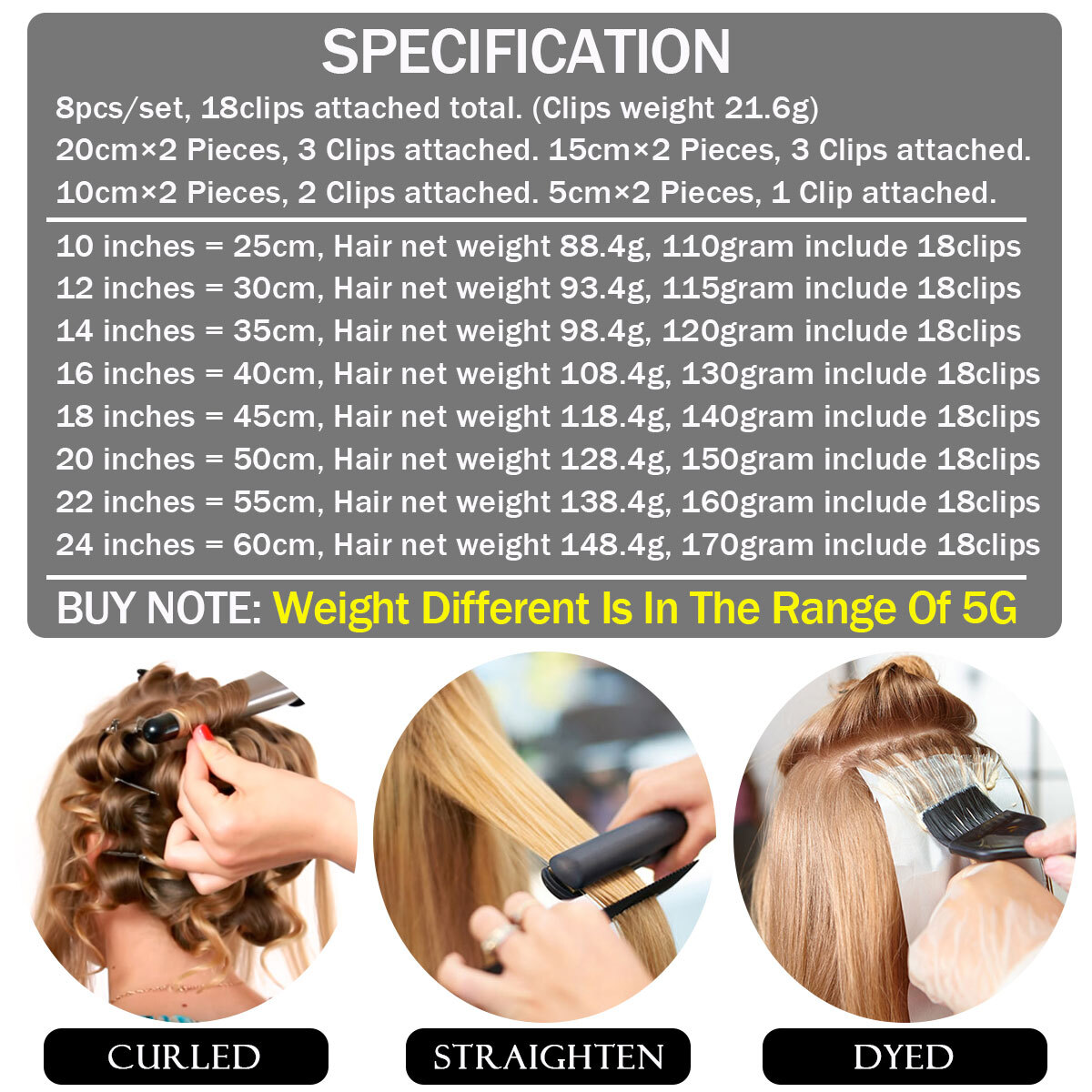 Double Weft 170G+ Clip In Real Remy Human Hair Extensions Full Head THICK Brown