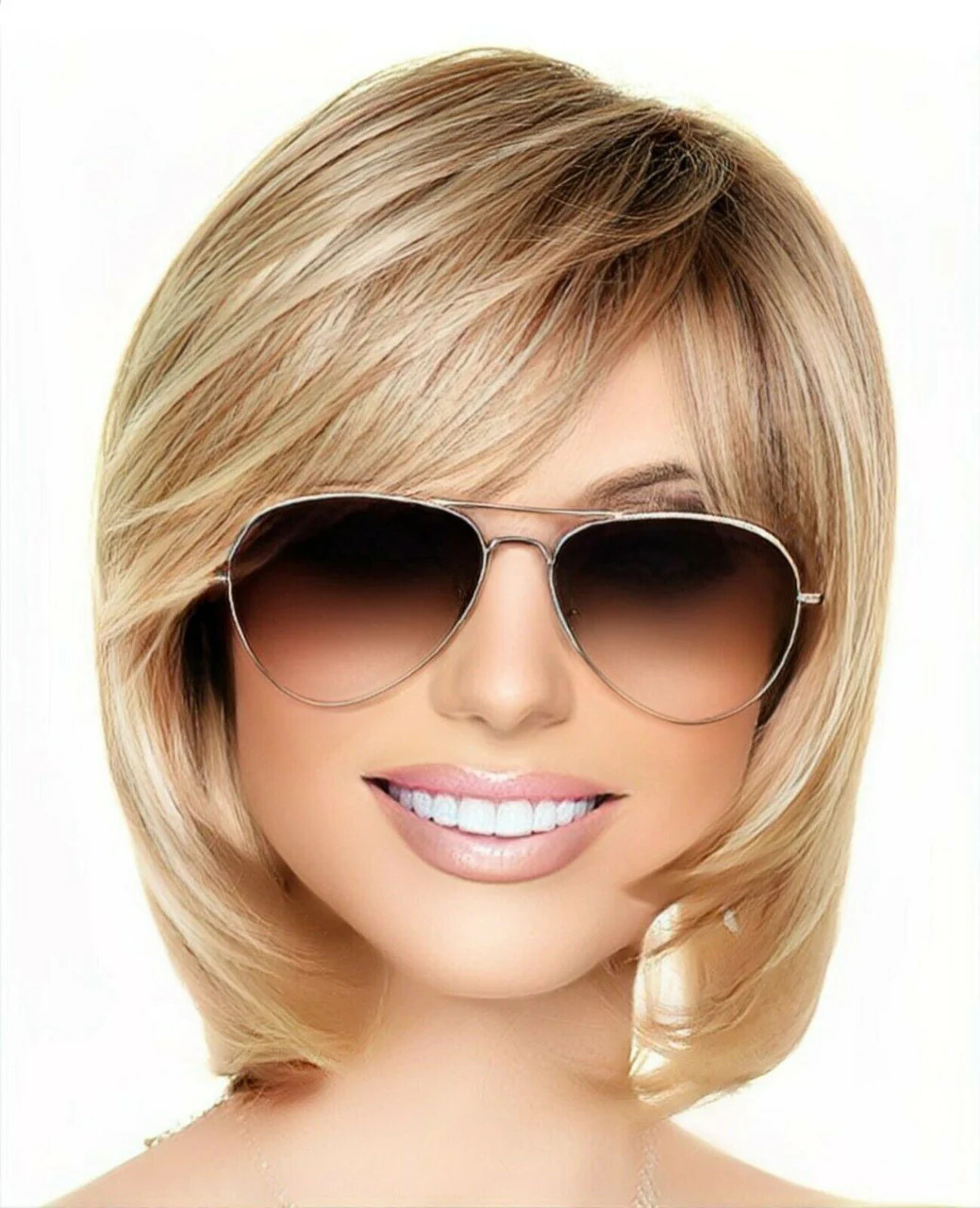 Hairdo Razor Cut | Heat-Friendly Synthetic Hair | SS14.88 Rooted Golden Wheat