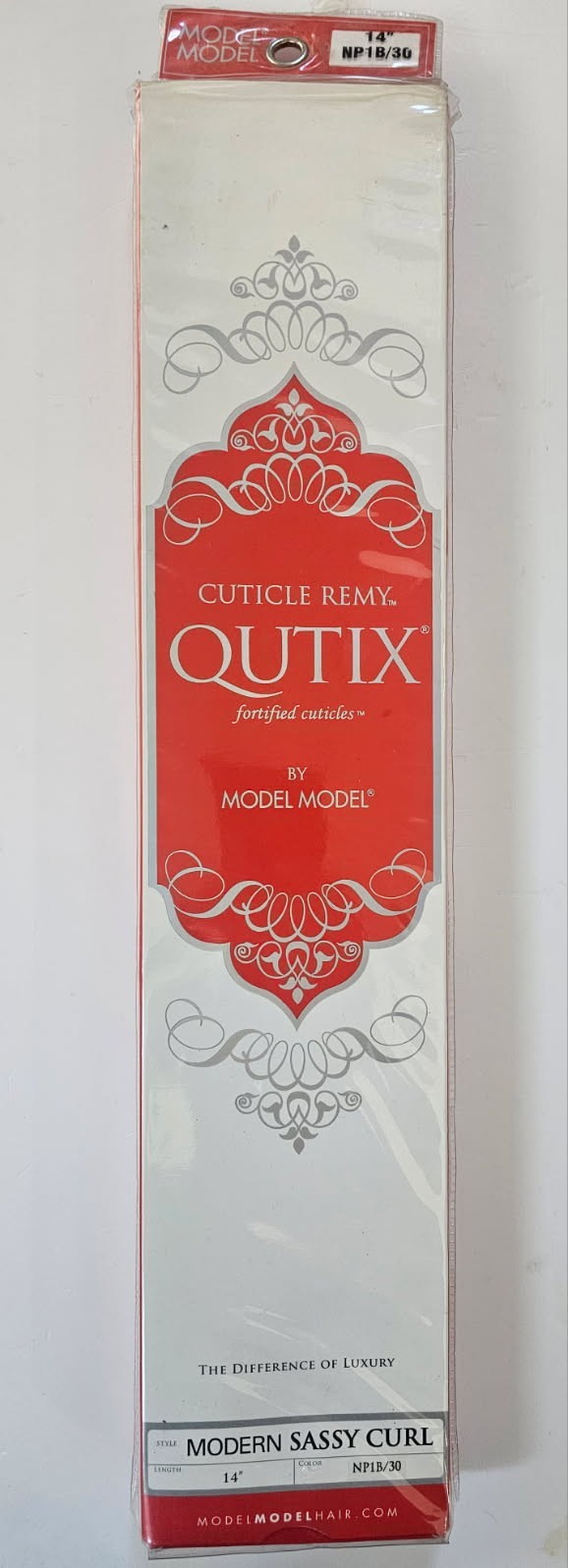 REMY QUTIX MODEL MODEL SEW IN WEAVE Modern Sassy CURL COLOR NP 1B/30 14inch