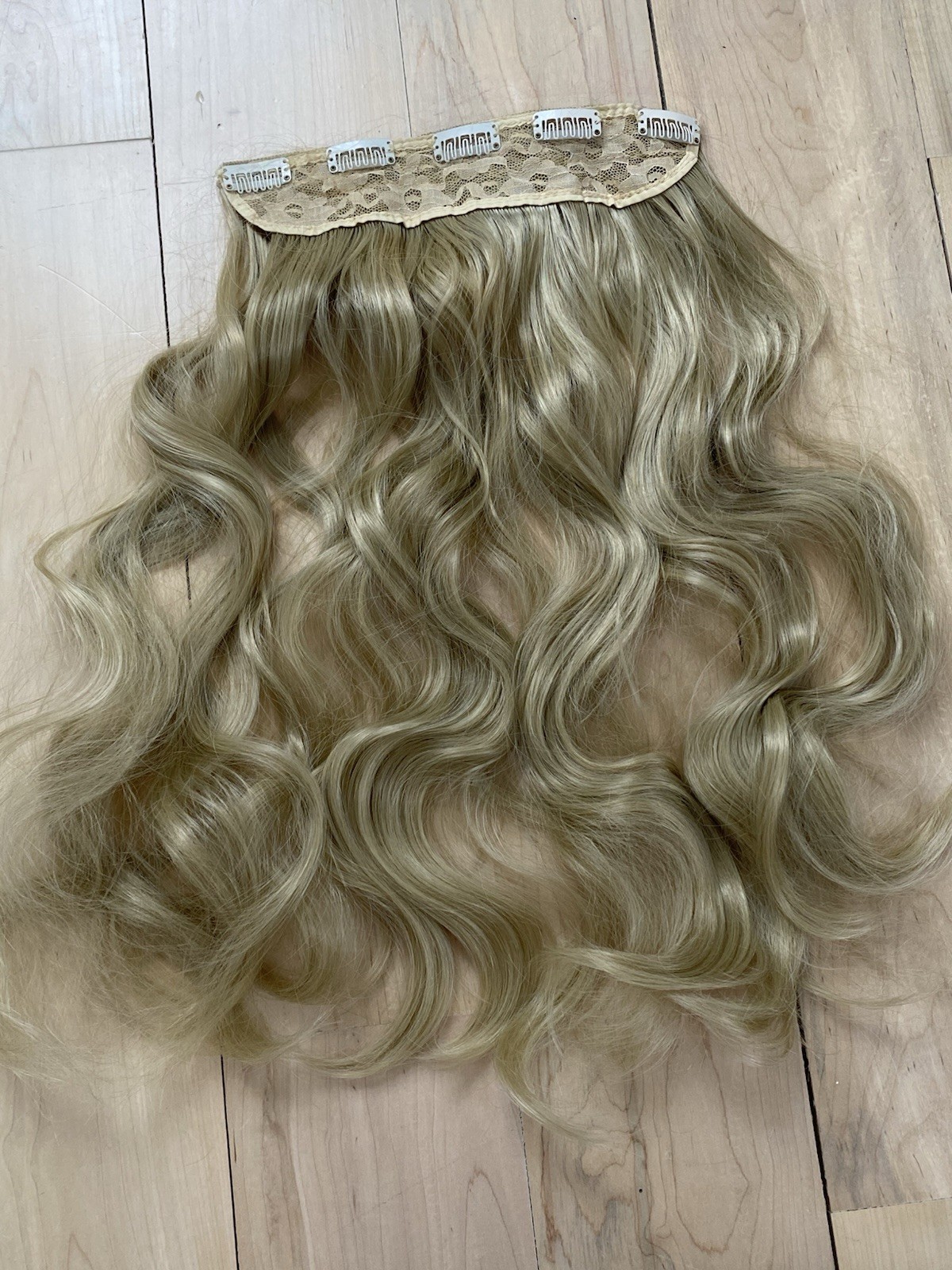 Natural Blonde 5 Clip In Hair Extensions 18” Long