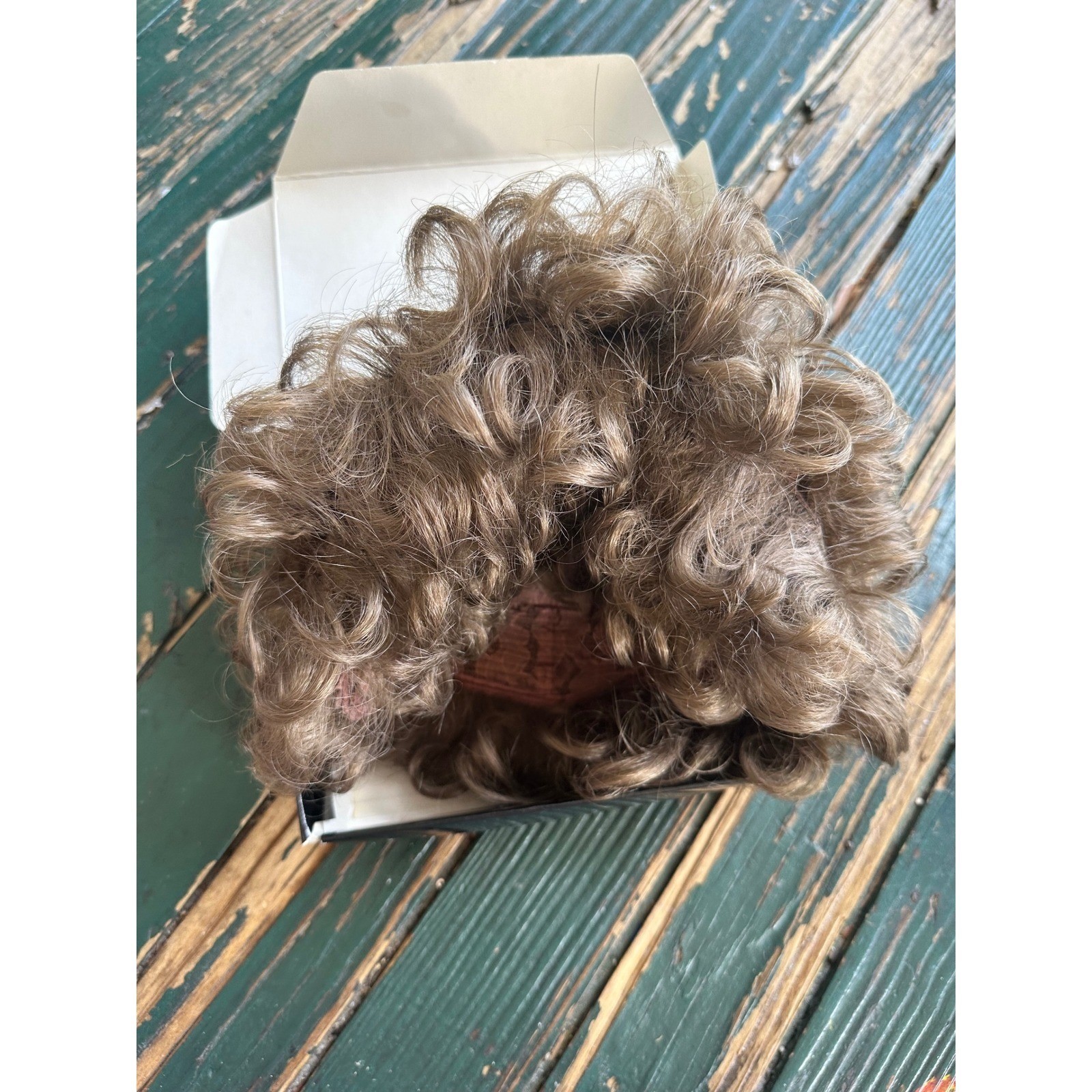 Eva Gabor Gabor Joseph of Rome Curly Wig Light Brown Modacrylic Star Dust vtg