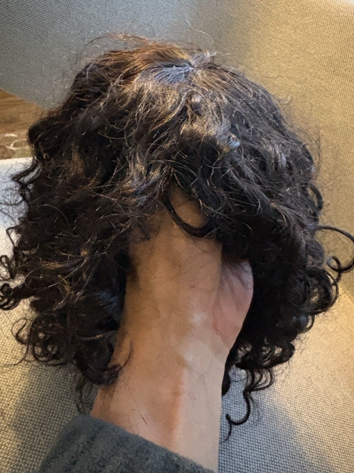 Luvme Hair Human Hair Wig – 12” Length – Natural Black – Lace Front – Pre-Owned