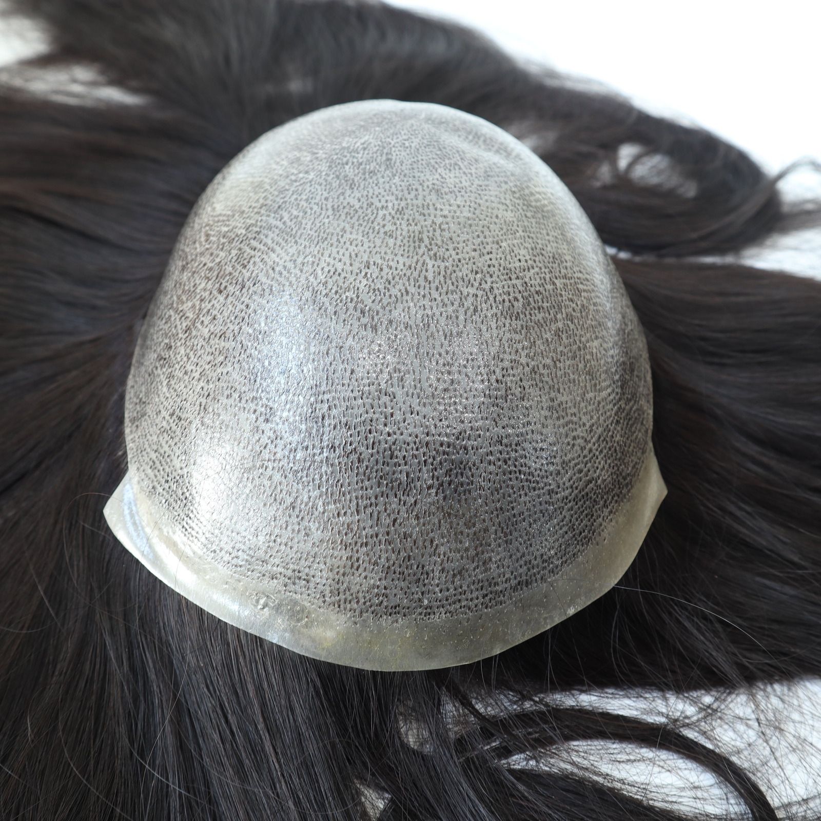 14″ 16″ Injected Full Thin Skin Base Human Hair Toppers for Women