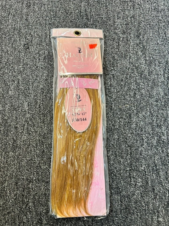 Harlem 125 Silky Straight ST/W 12″ Color F30/144 100% Human Hair Weave New