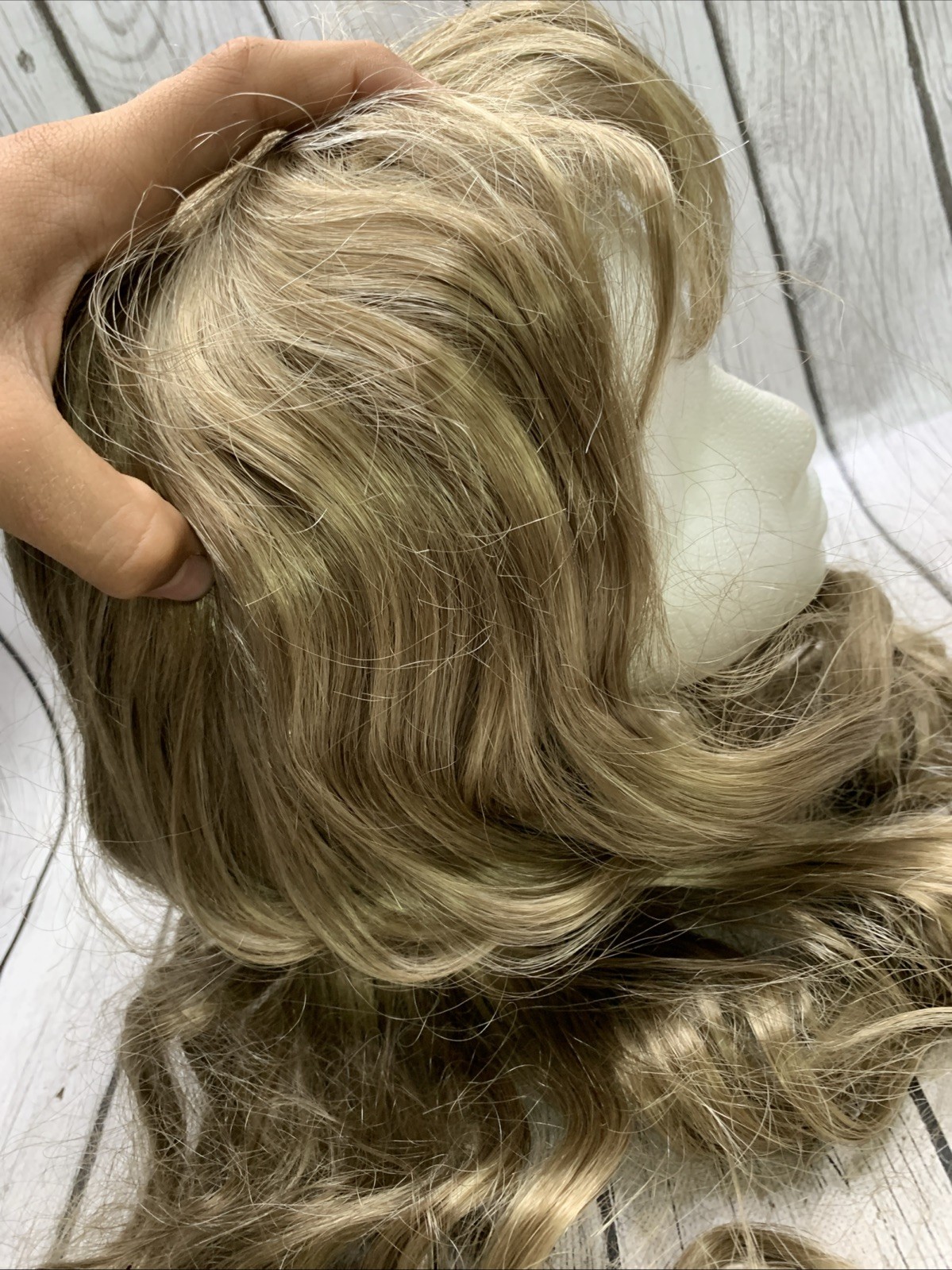 Mona Lisa Wig Modacrylic Long Dirty Blonde Hair