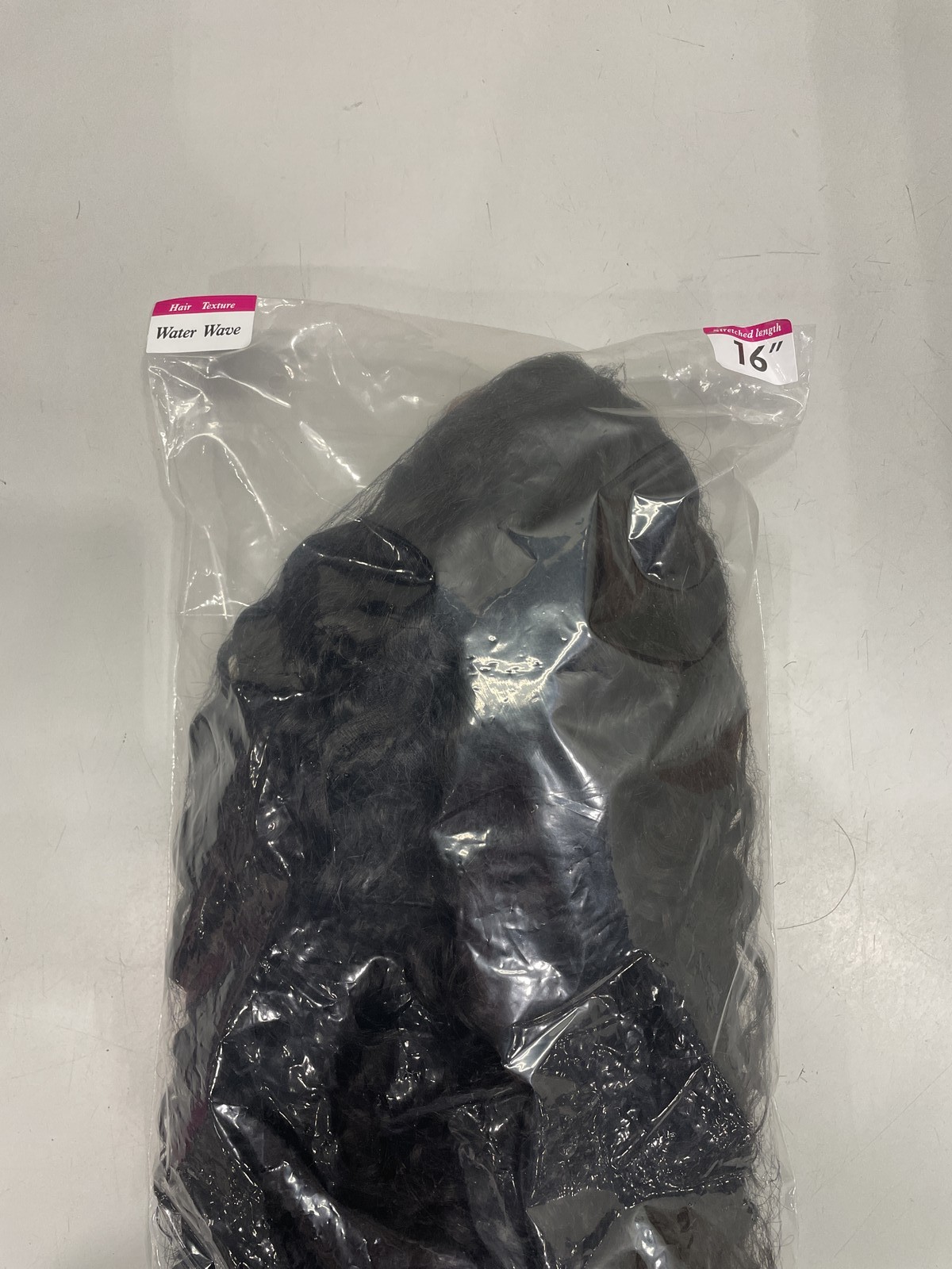 ISee Water Wave Natural Black Human Hair Half Wig 16″, Beginner Friendly