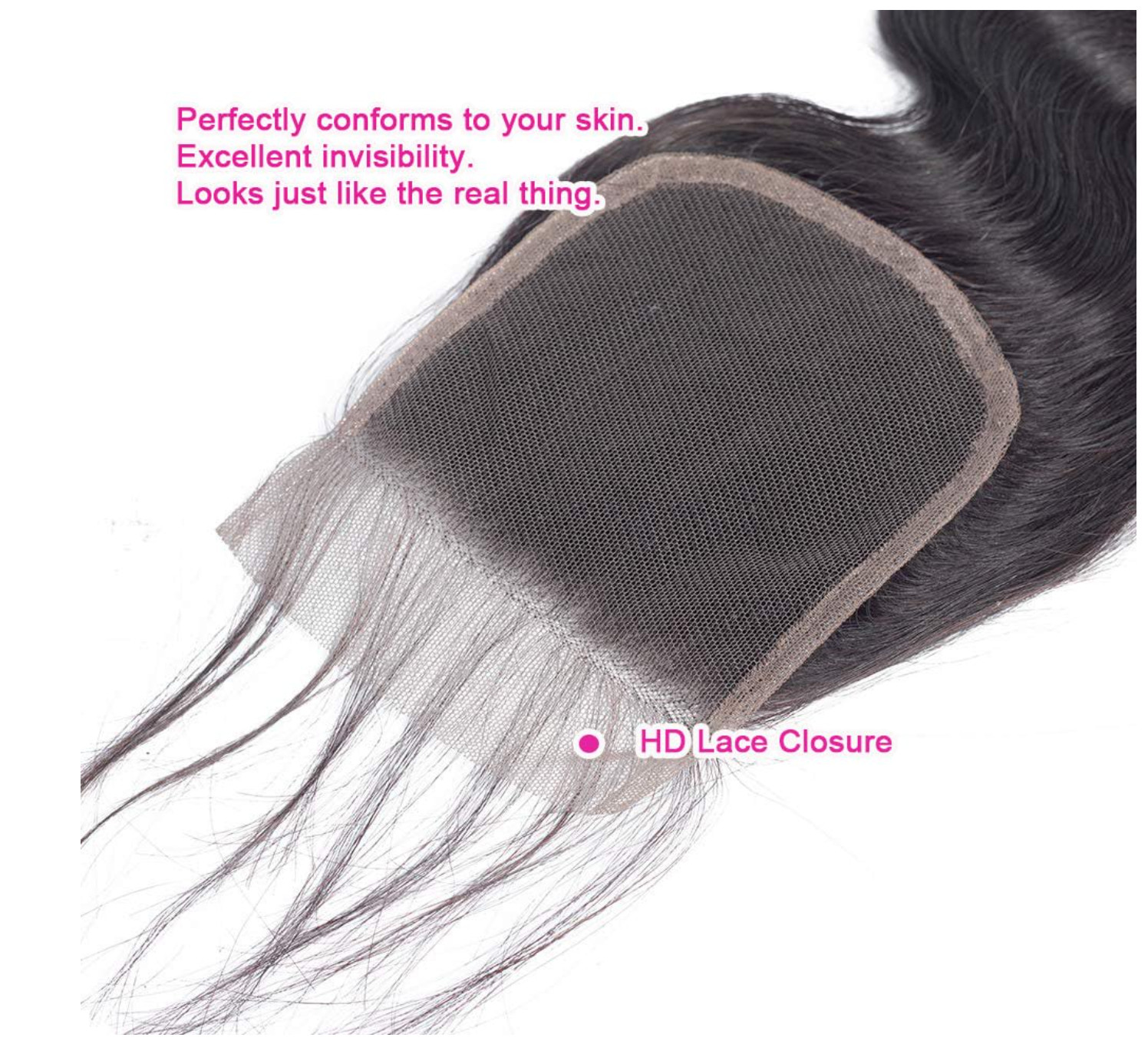 4×4 Human Hair Lace Closure Body Wave HD Lace Closure 14 Inch