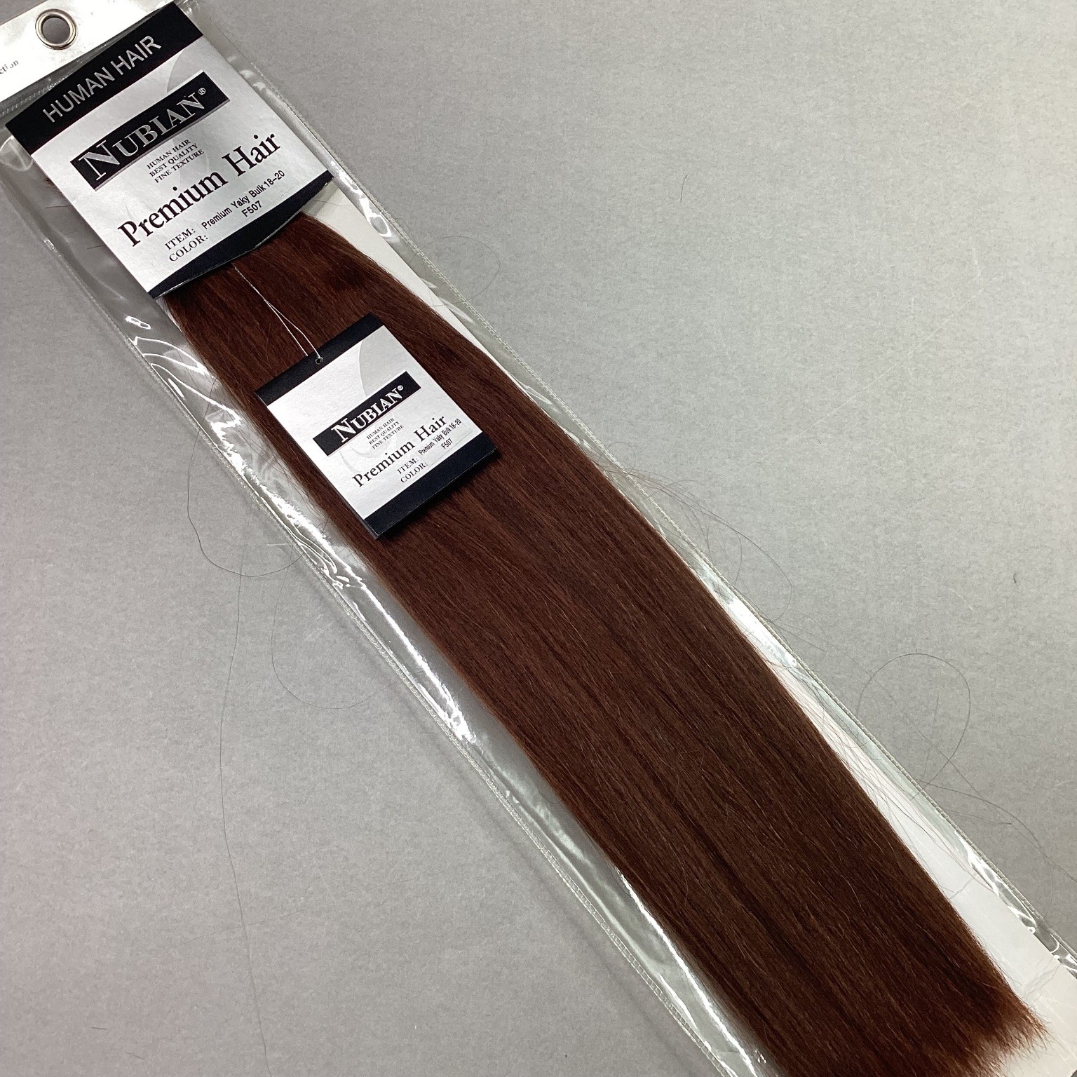 NUBIAN Premium Yaky Bulk Human Hair Extensions F507 18-20 Inch