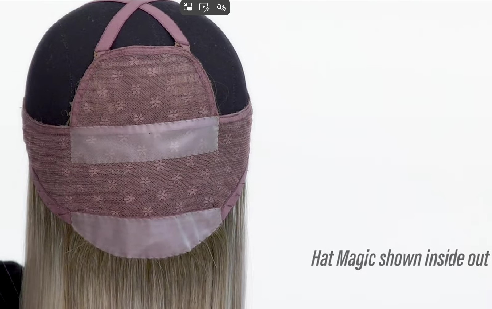 HAT MAGIC 16″ by JON RENAU *ANY COLOR* (Hairpiece Must Be Worn Under a Hat), NEW