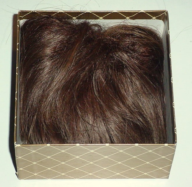 HAIR-TOPPER / WIGLET Women’s, Color: Brown, with Box & Instructions