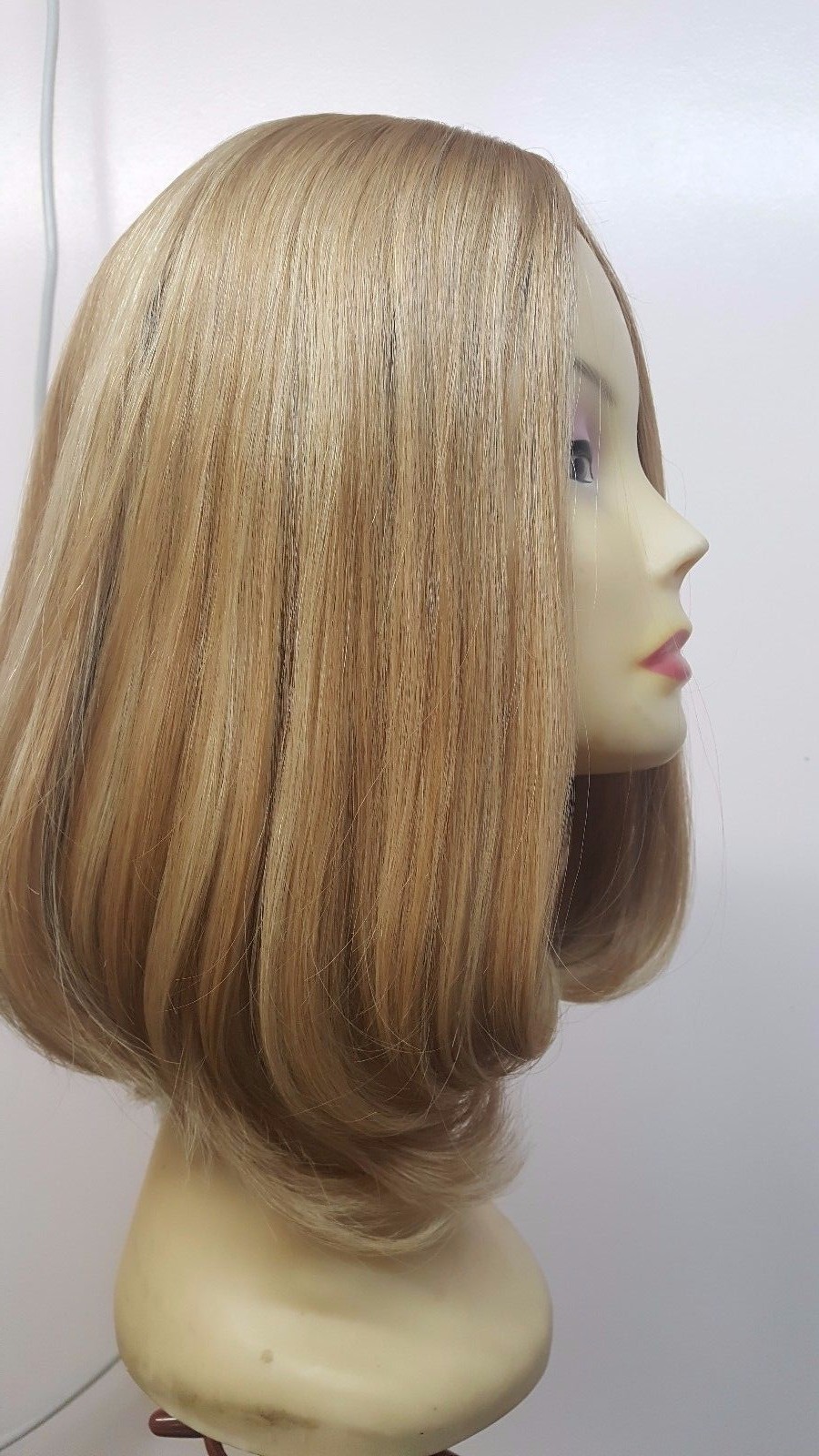 Malky European Multidirectional Hair Kosher Wig Sheitel Blonde Highlight 12/24