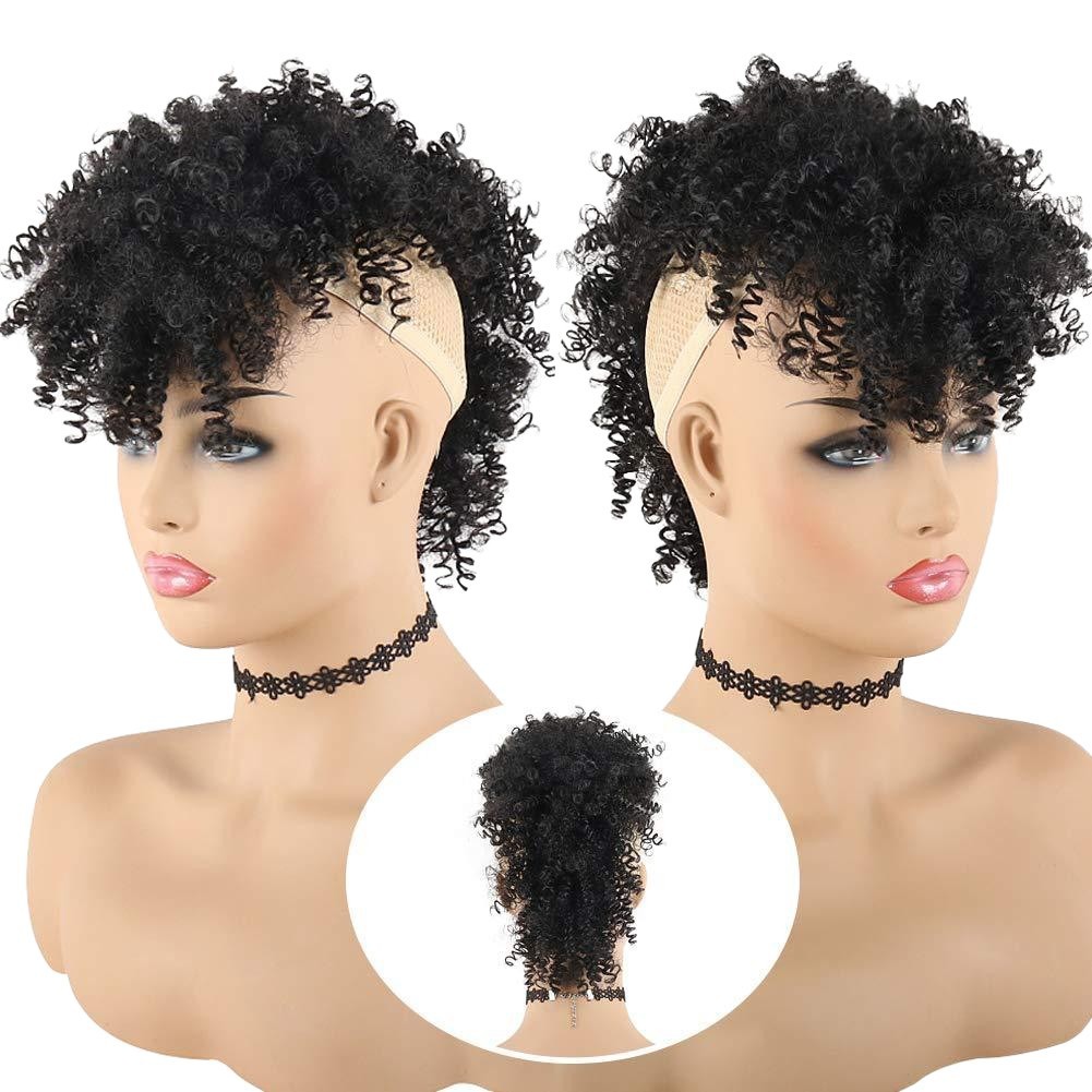 Afo kinky Curly Monk Hair Closure for women or Men Everyday Wear Hair Piece