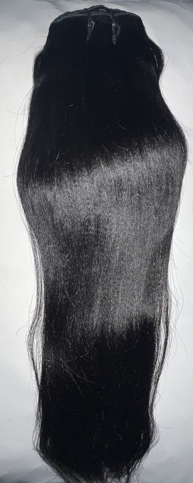 CZAAKX 20 inch Real Human Hair Clip in Hair Extensions, 120g