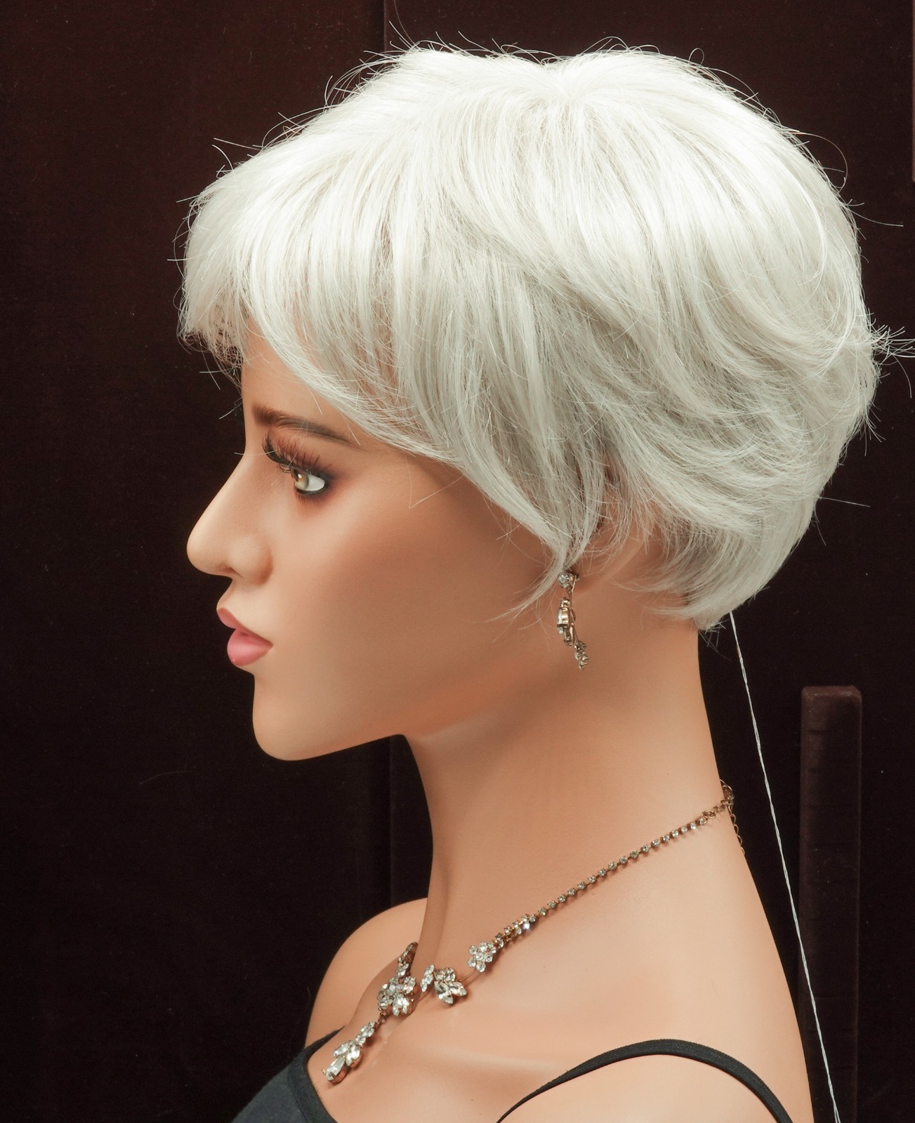 CARA 100 DELUXE Wig by ELLEN WILLE, 60 White Mix CLEARANCE Mono Top + Lace Front