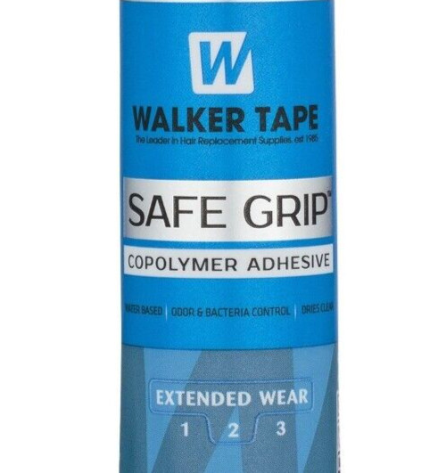 Walker Tape Safe Grip Copolymer Adhesive 1.4oz Lace Wig Waterproof Glue.