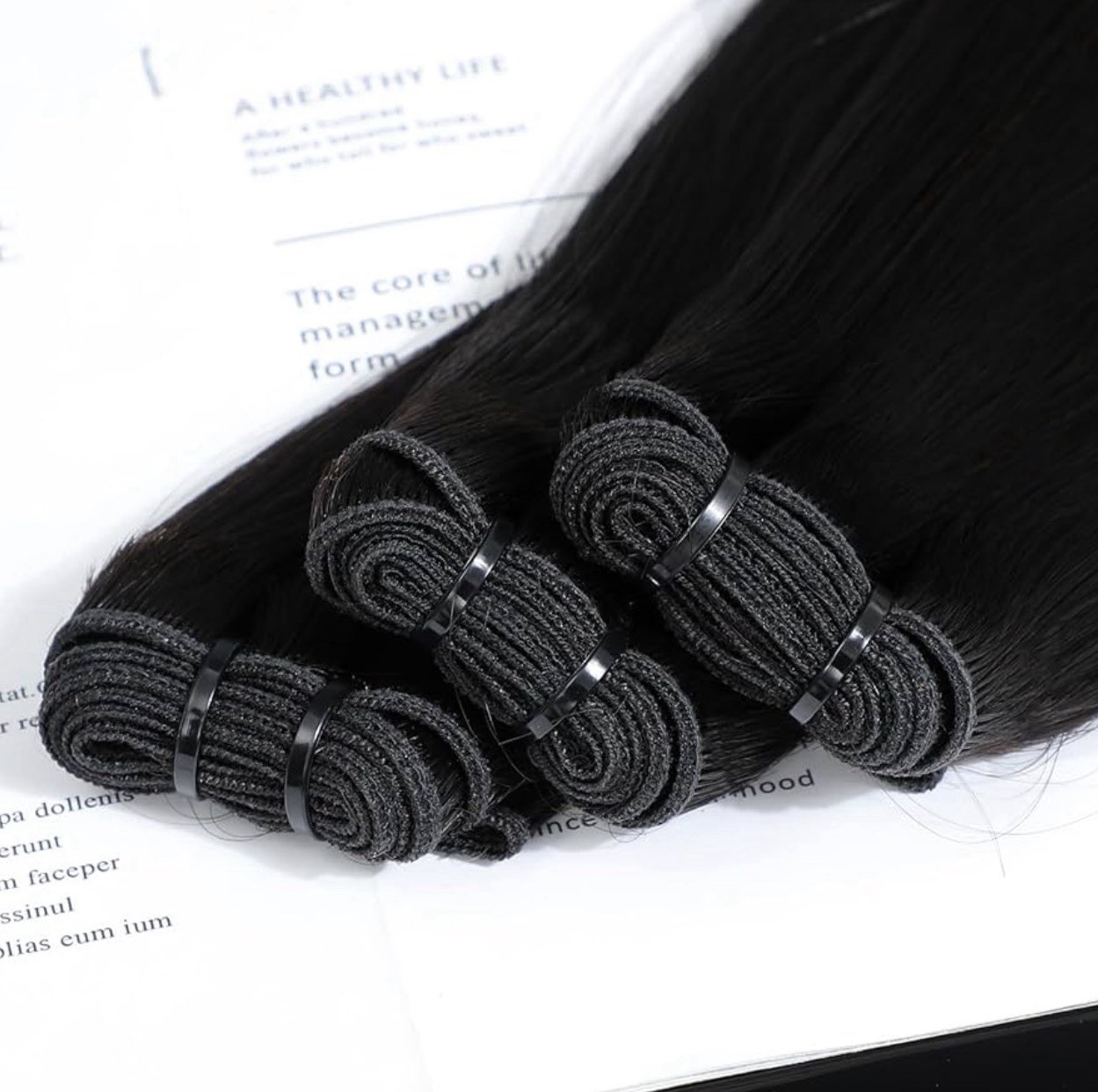 3 Bundles Grand Nature Raw Human Hair, 12, 14, 16 in, 311g