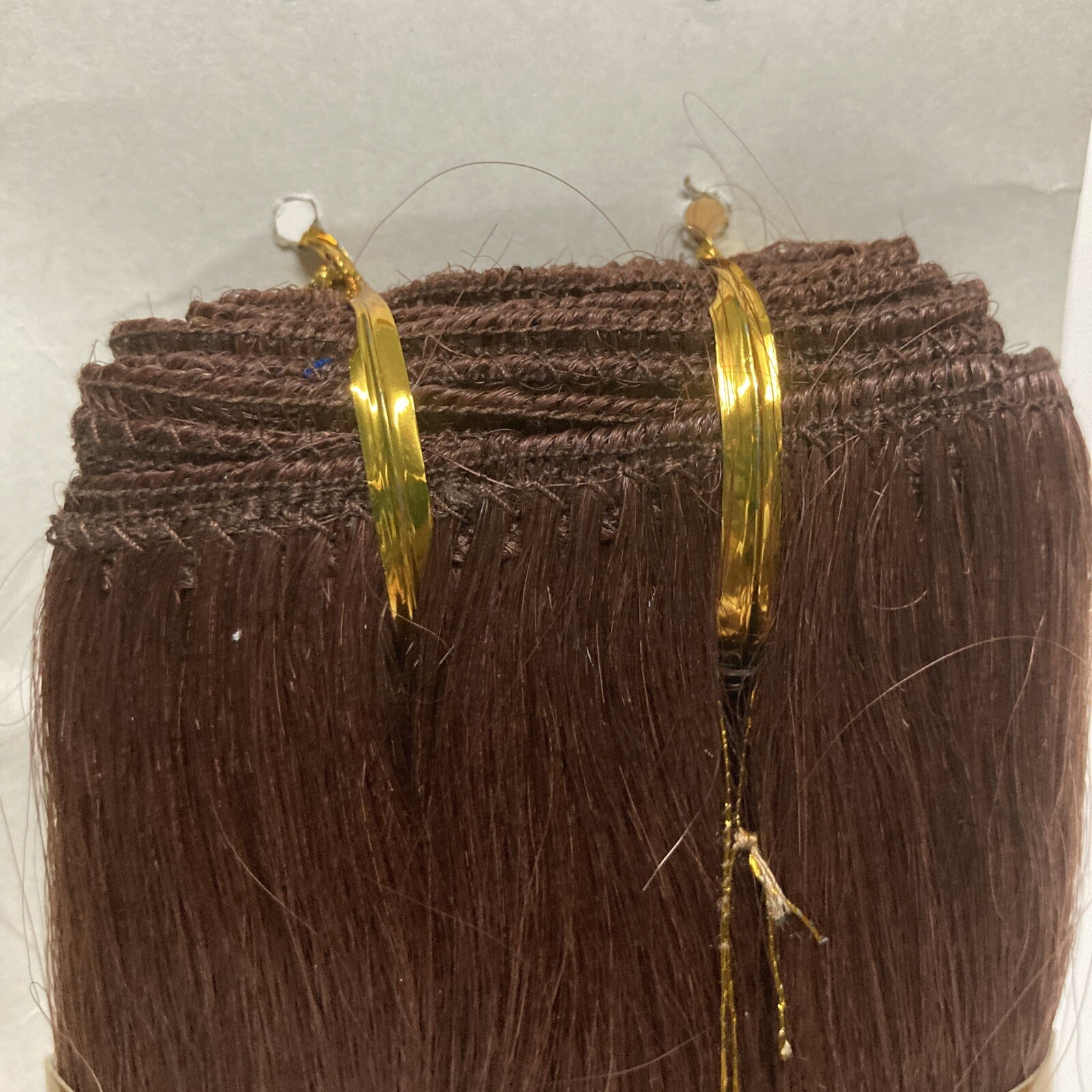 JURY Sew in Weft Hair Extensions 100% Human Hair Tangle free 12″ Color # 33