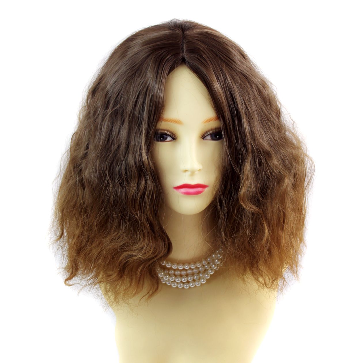 Wiwigs ® Wonderful Wild Untamed Medium Curly Wigs Blonde Red Grey Brown Ombre