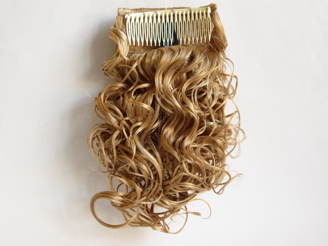 12″ LAYERED LOOSE SPIRAL CURLS CURLY FALL HAIR EXTENSIONS HAIRPIECE COMBS ROXY