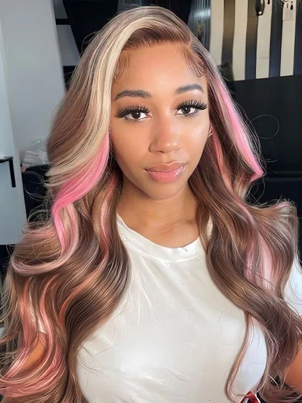Long Wave 4×4 Lace Front 100% Human Hair Wigs Daily