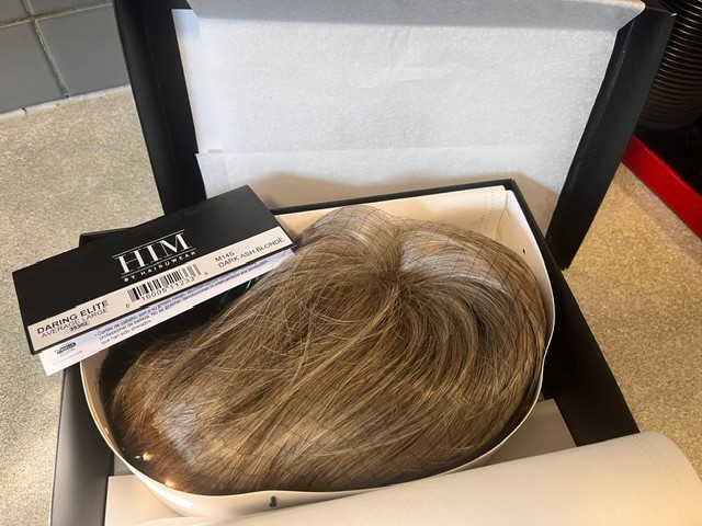 Men’s Lace Front WIg, Daring Elite | Him by HairUWear, M14S Dark Ash Blonde