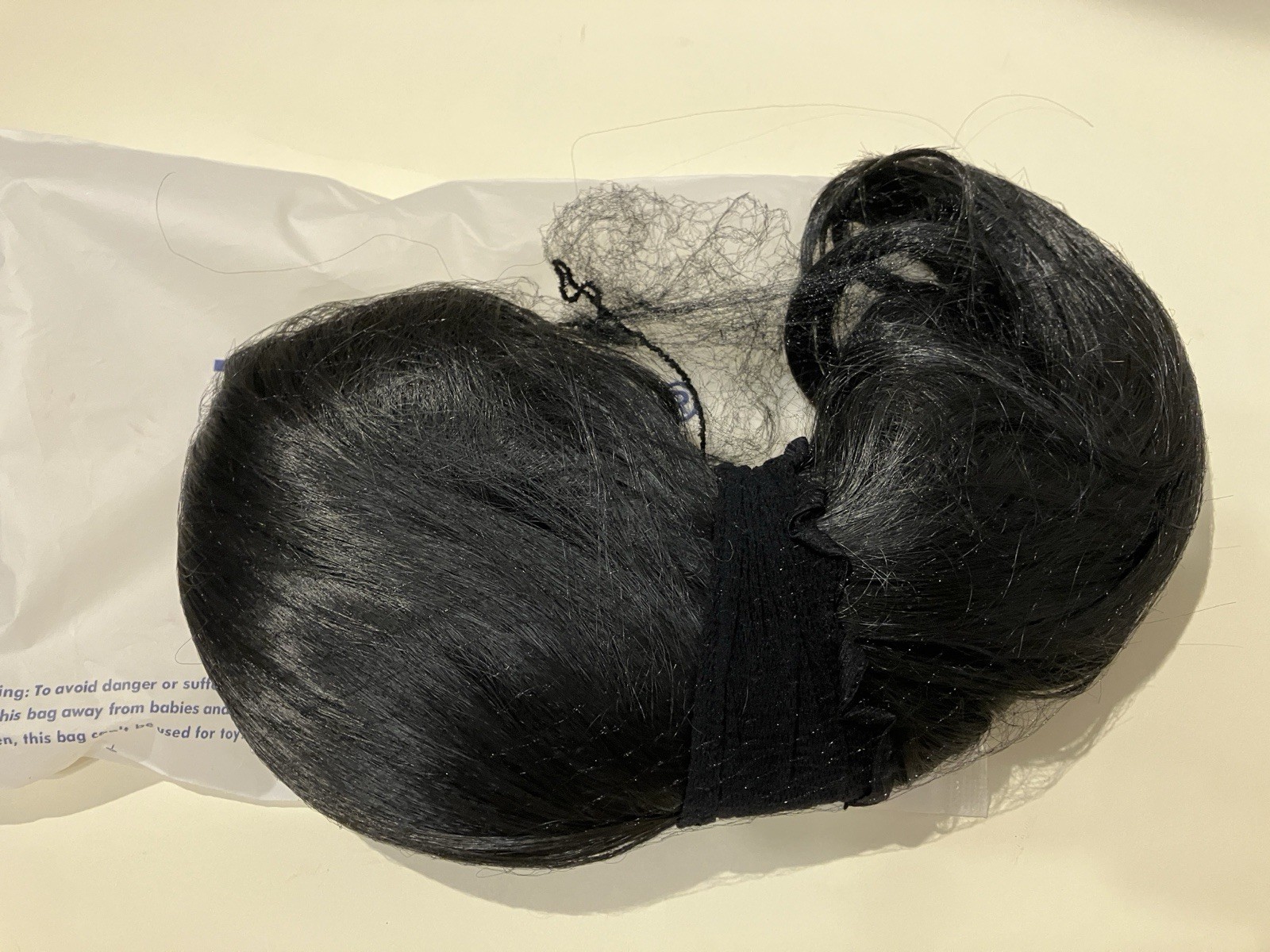 Tantako Kids Long Black Hair Wig