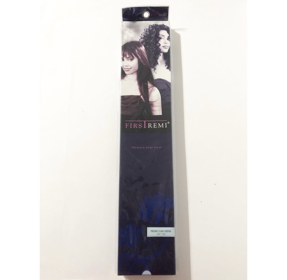 Bobbi Boss First Remi Premium Human Hair, 12” NEW, Prime Yaky Remi, Color – 27