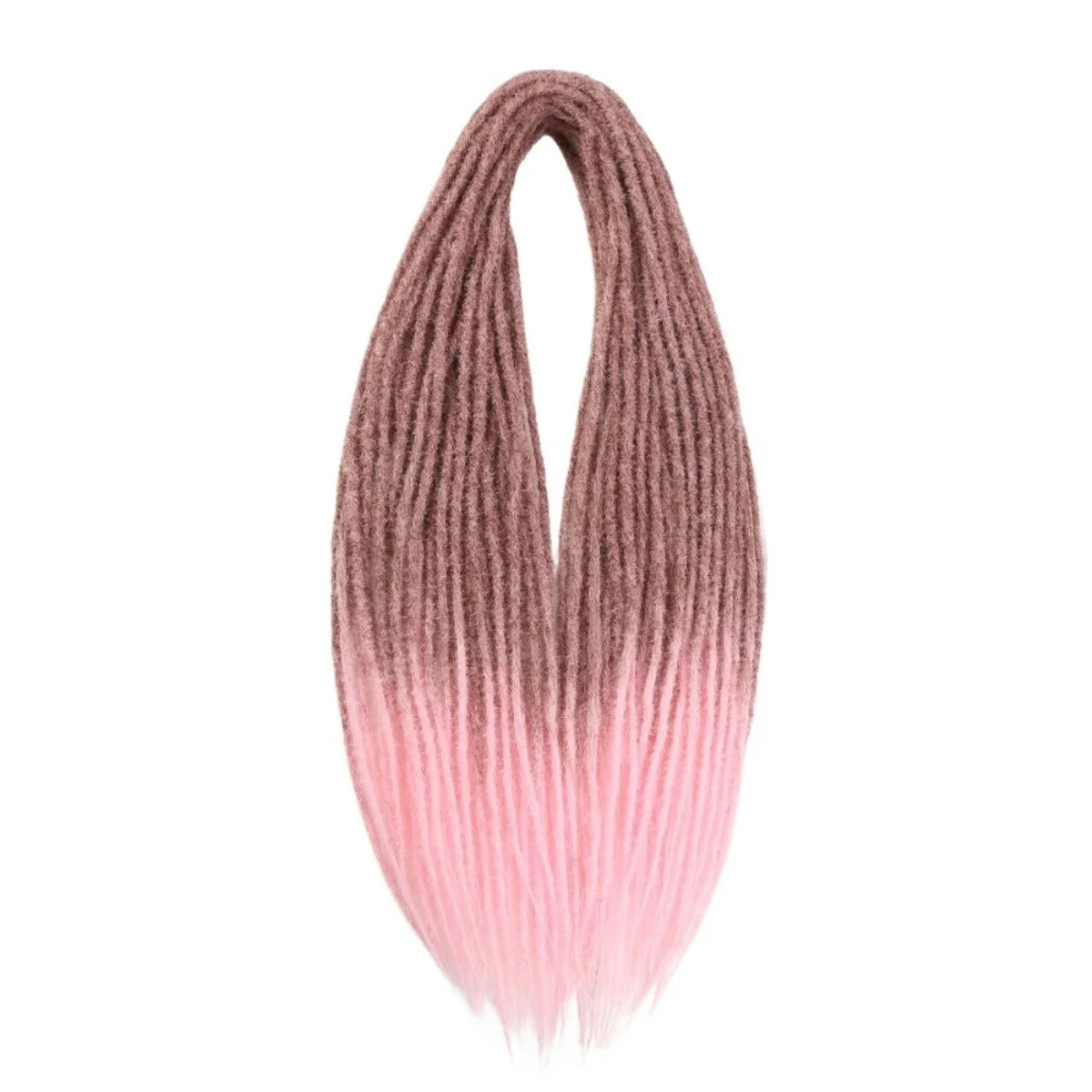 24″ Soft Thin 0.6cm Double Ended Dreadlocks Synthetic Braid DE Dreads Extensions