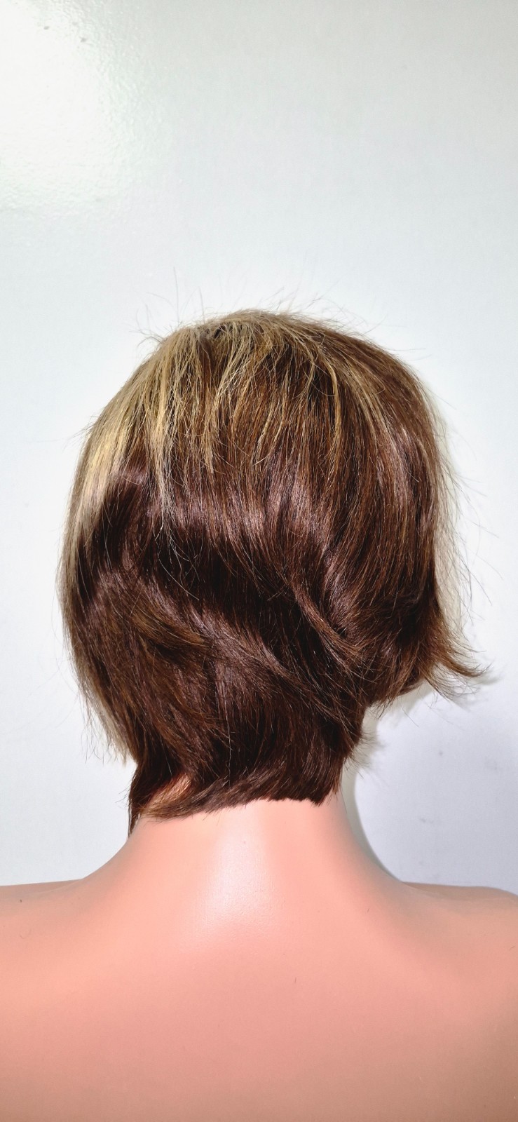 Short Blonde & Brown Wig
