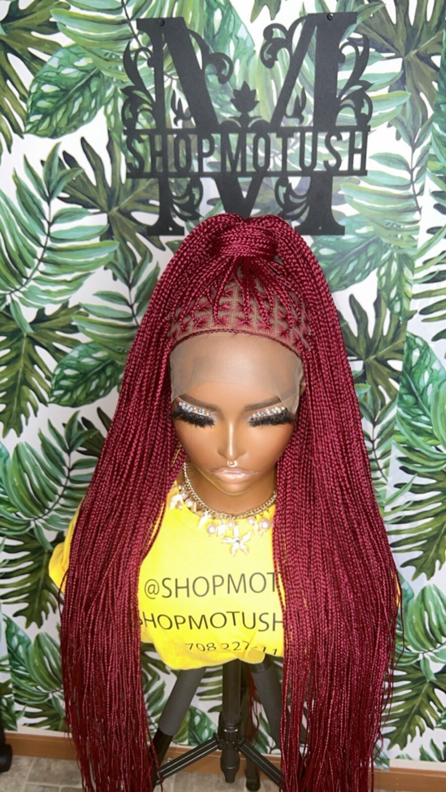 Small Size Knotless Box Braided Wig,Box Braid Wig, Knotless Braids,Lace Braids