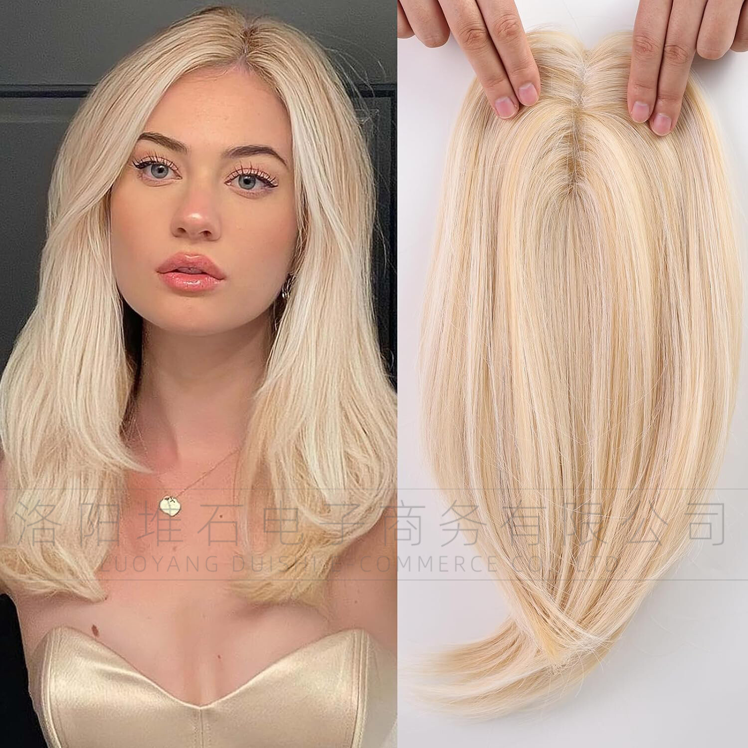 Hair Toppers for Women as Human Toppers Hair Pieces for Women with Thinning Hair