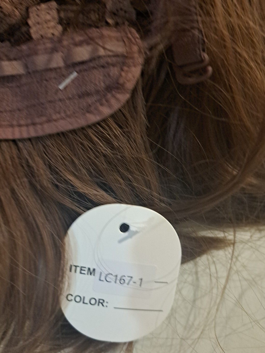 Blueberry Wig Asymmetrical Dark Brown At Root Then Lightens With Length To Brown