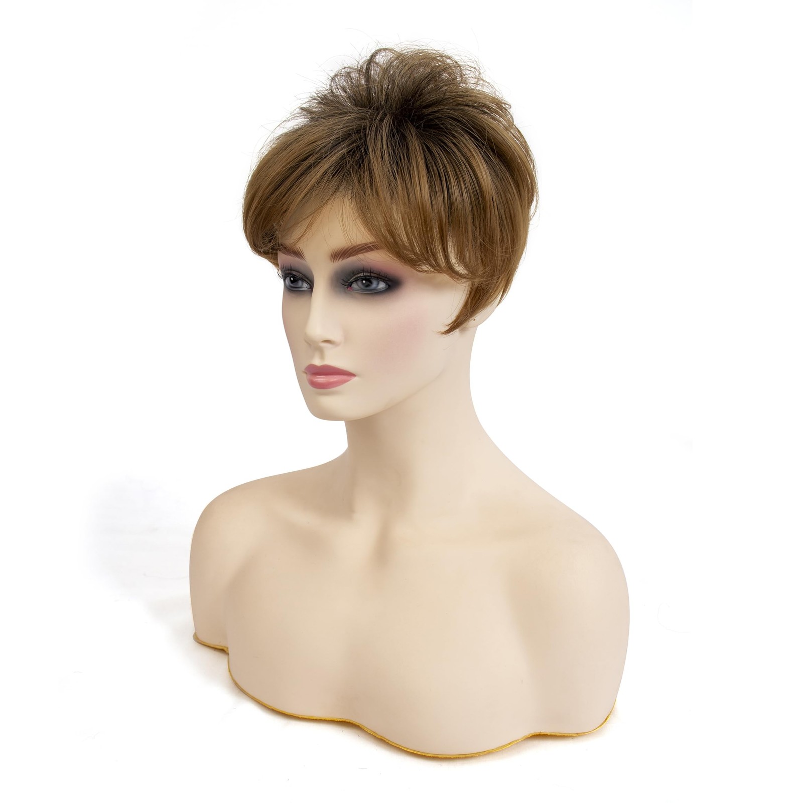 Short Hair Topper for Thinning Hair 5.5 Inch Short Pixie Cut Toppers Pieces N…