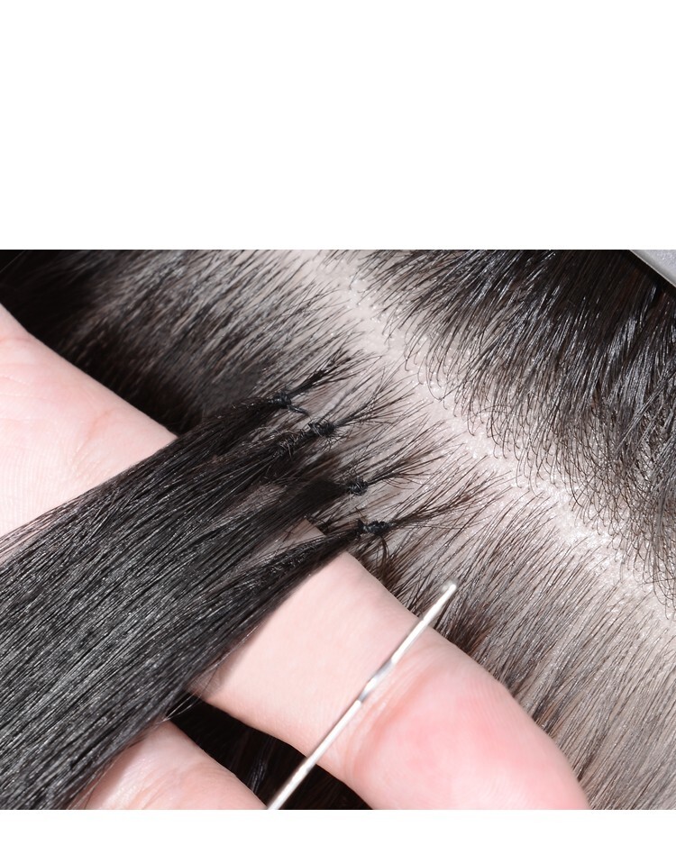 Second Generation Feather Hair Extension Micro Woven Feather 6D Double Line