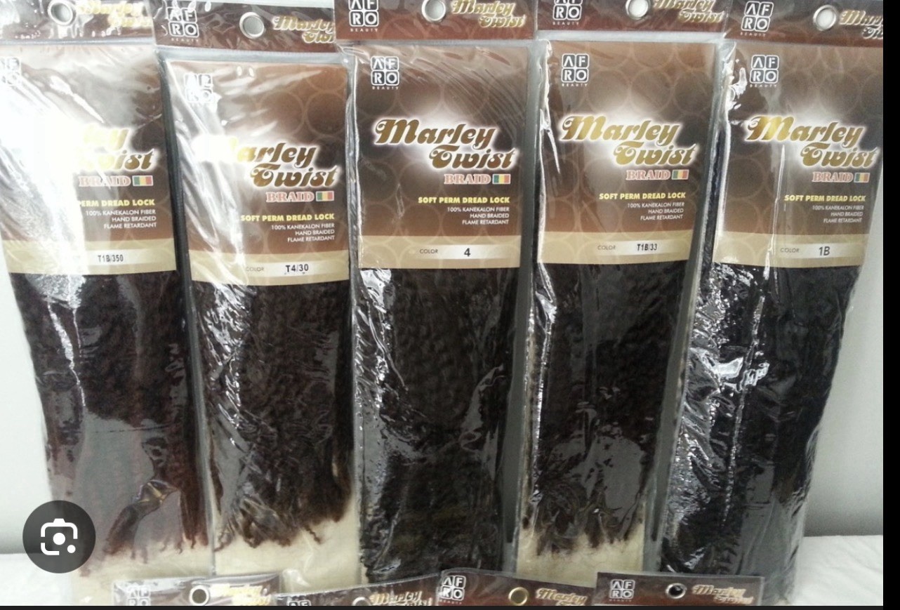 Afro Beauty Marley Twist Braid Synthetic Weft Hair Extensions, Various Colors