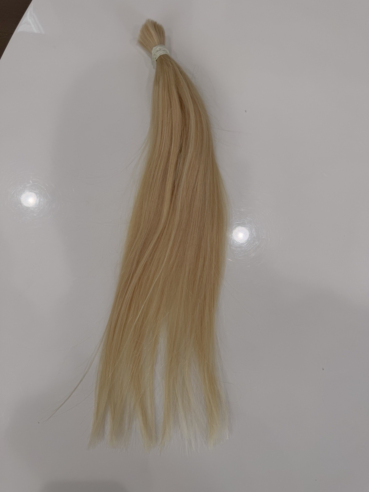 Human Hair Slavic Natural Hair for Extensions 100g/24in 60cm Gold Blond Colour