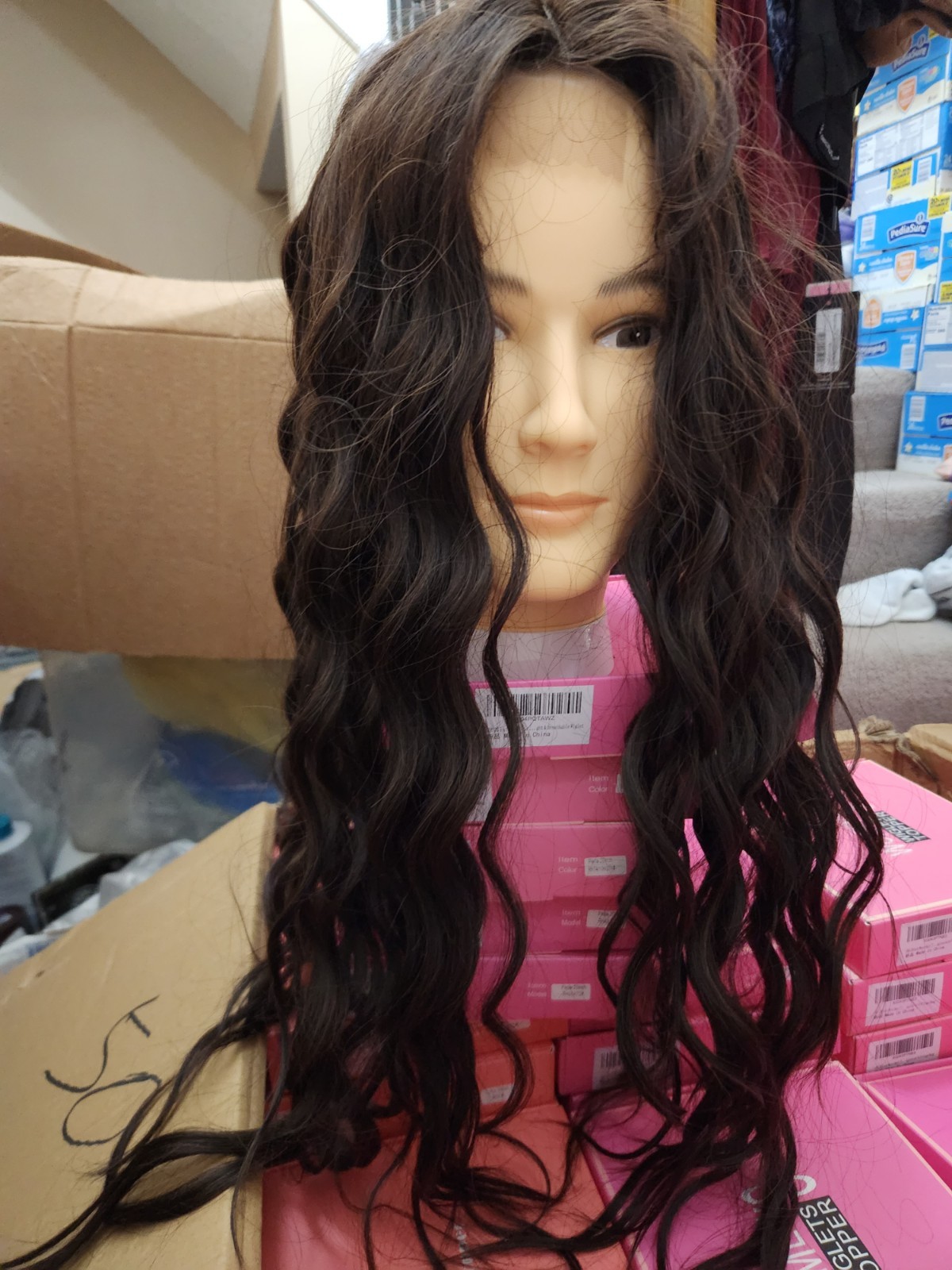 Womens Wiglets Topper 26 inch UDU Long Curly Hair Luna – 4/8#
