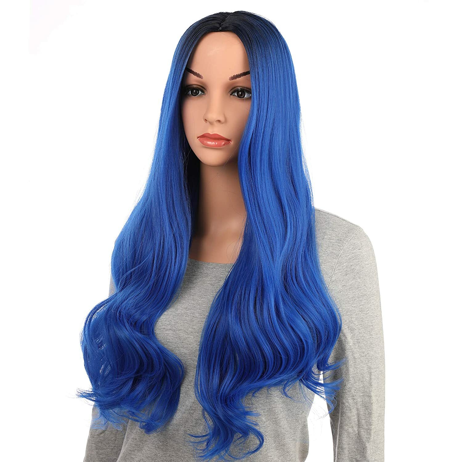Long Curly Multi-Color ColorfulHair Wigs – Charming Lolita Cosplay Party Wig