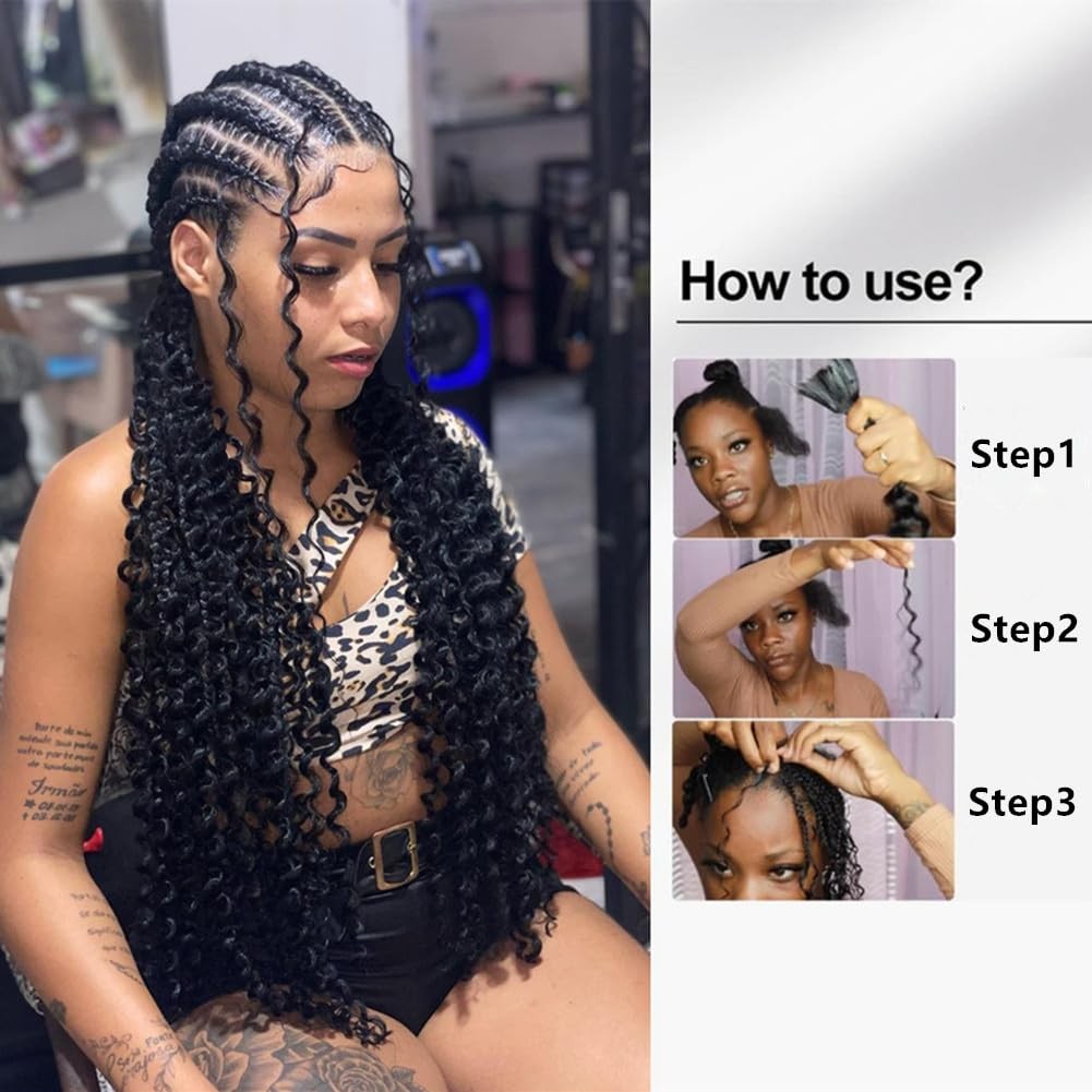 Aailvmey Boho Hair For Braiding 110G 2 100 Human Braiding Hair For Boho Braids