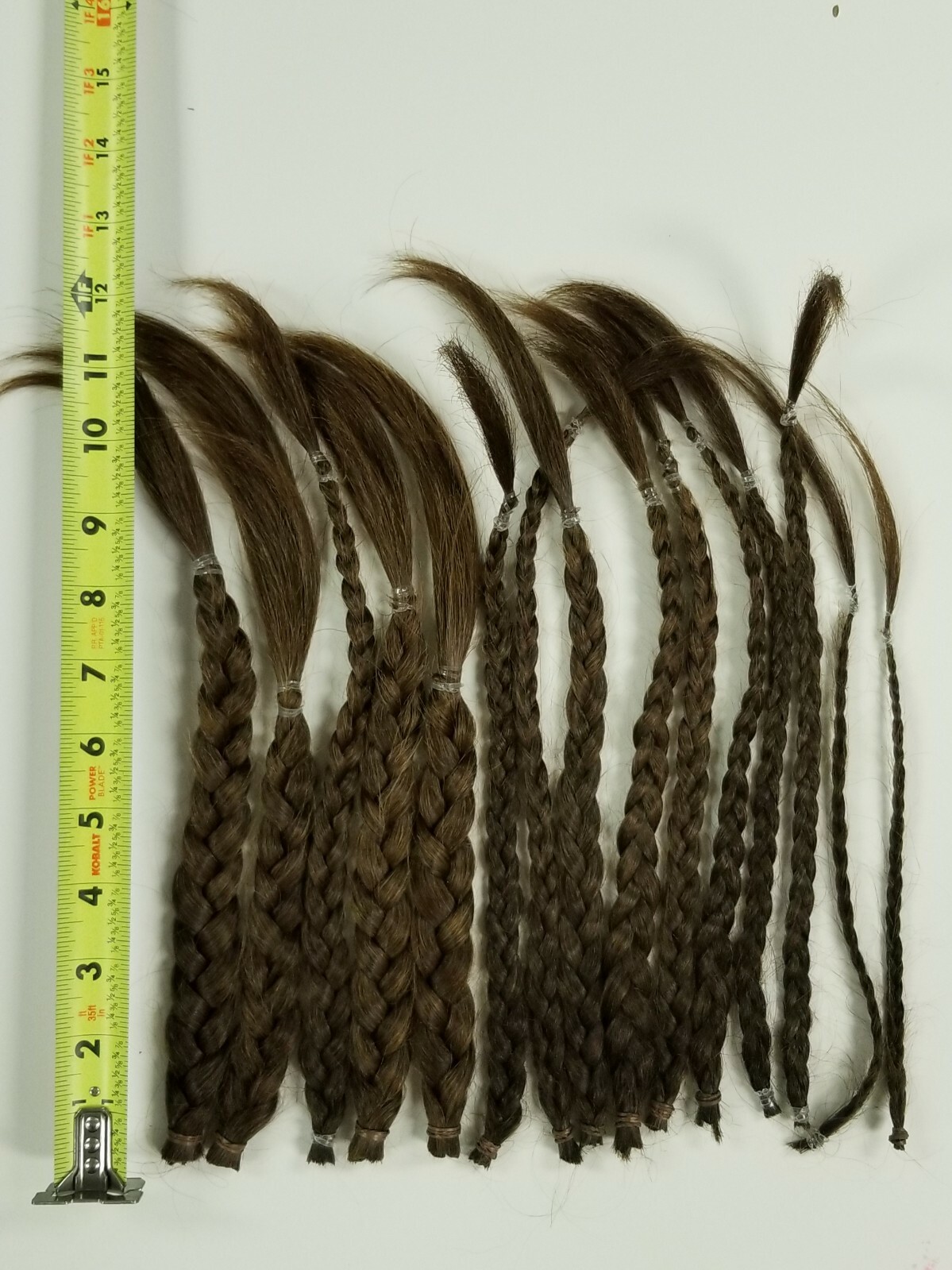 Real natural wavy thick hair