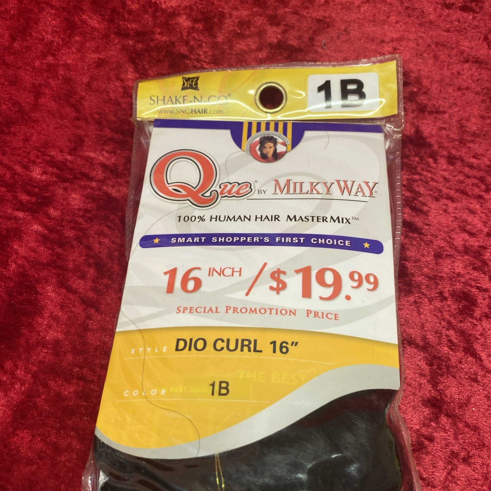 Que By Milky Way Dio Curl 16” 100% Human Hair