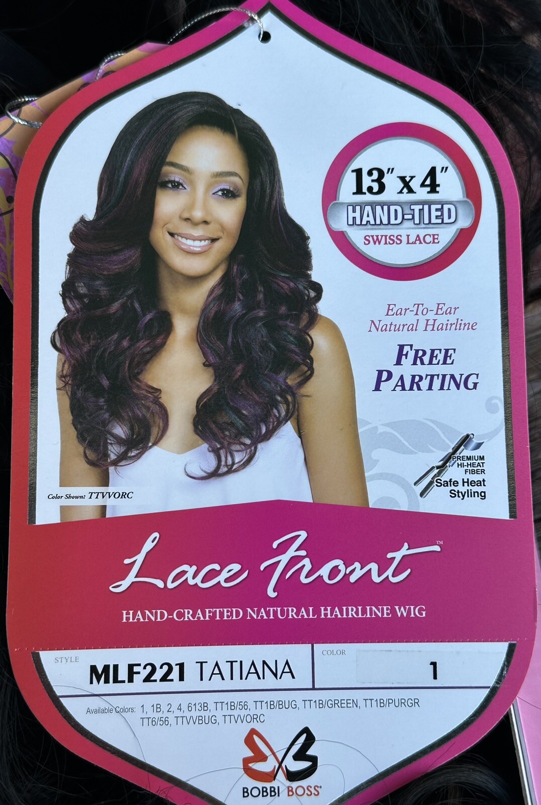 Swiss Lace Free Parting 13” X 4” Lace Front Wig
