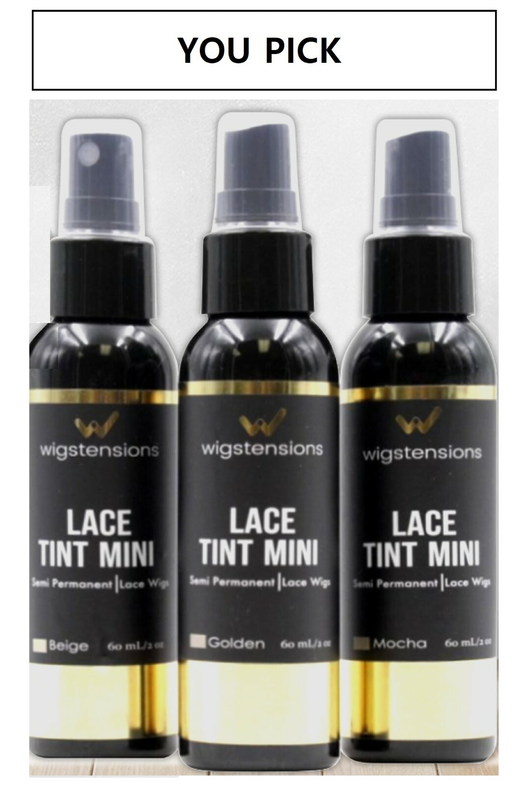 Lace Tint Spray 2 oz ( 3 Shade Available ) YOU PICK !!