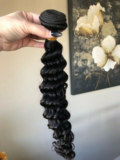 100% Brazilian virgin Human Hair Jerry Curly Sew-In (3-Pack) 20″ – 300GM per Set