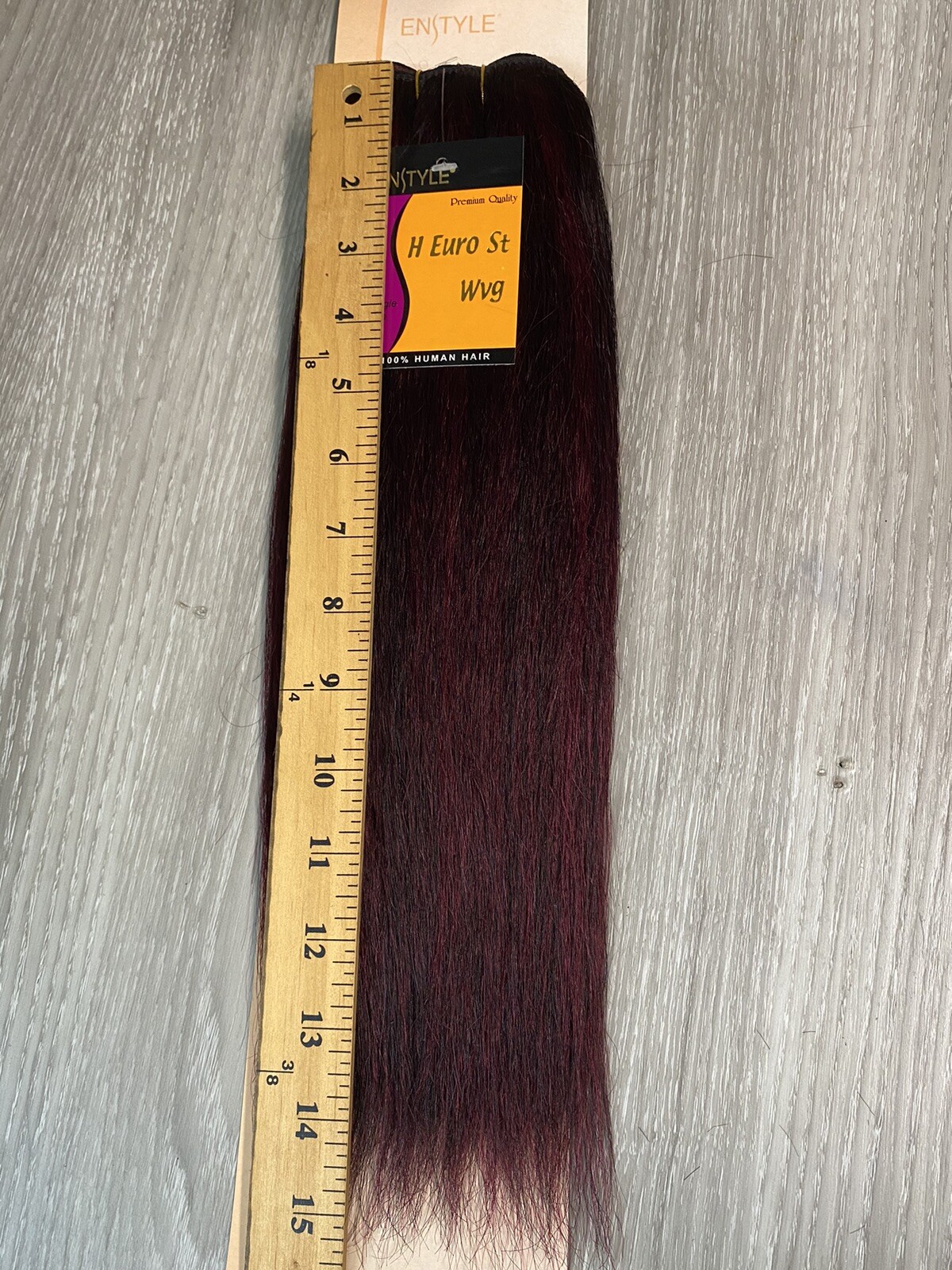 Enstyle H Euro St Weave 100% Human Hair Color S1B BG 15” New