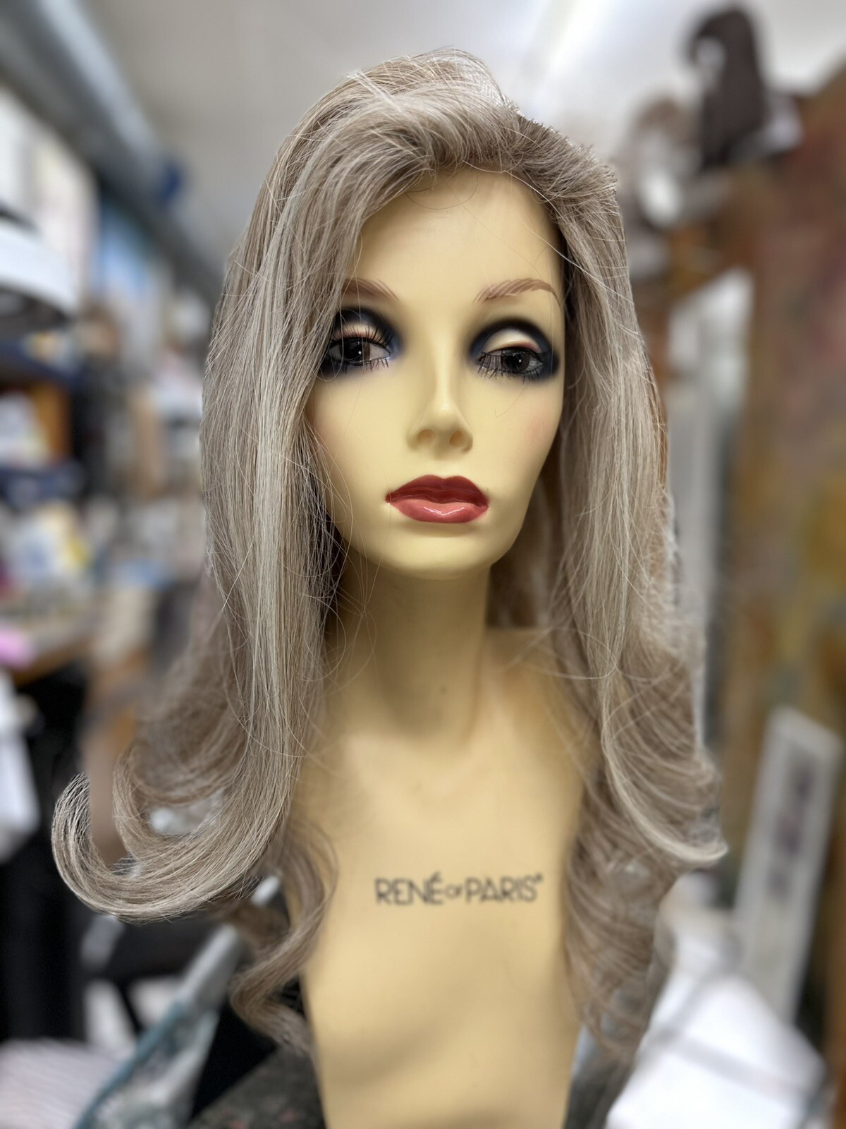 16″ TOP BILLING-Raquel Wig/Topper 19/23SSBiscuit-HUMAN HAIR-MONOTp-BASE 8.5″X10″