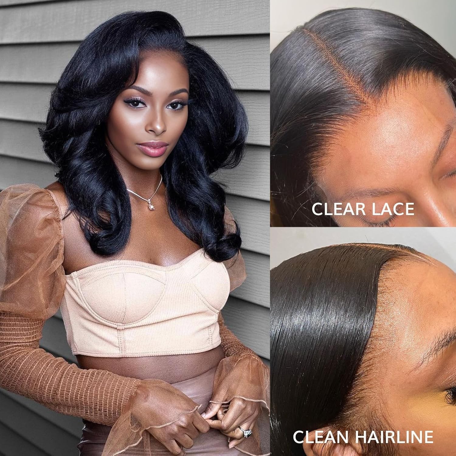 Idn Beauty Skinlike Real Hd Lace Closure Lace Frontal Human Hair Straight Deep