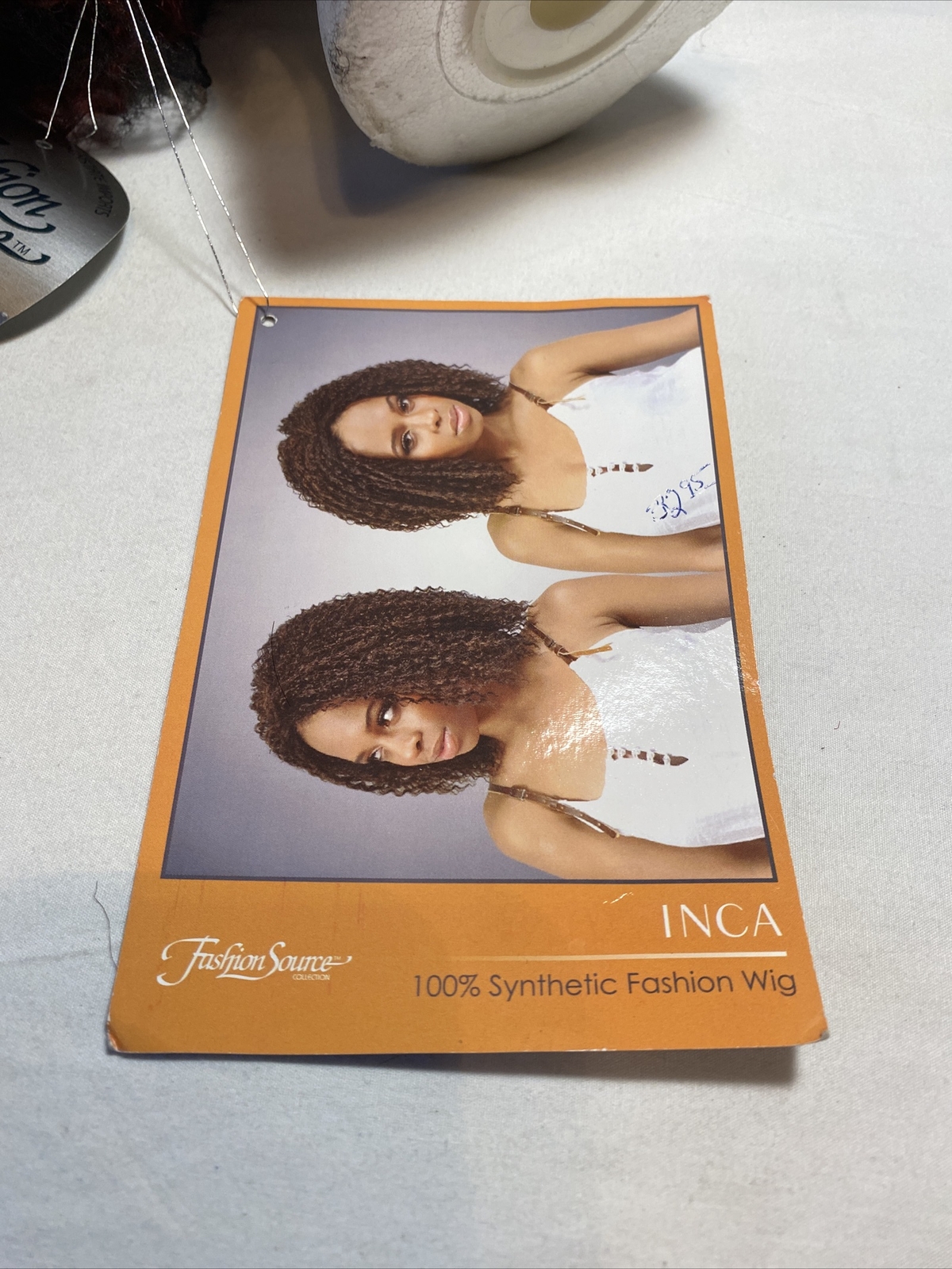 Fashion Source Wig Collection, Inca Style, Spanish/wine color, synthetic New