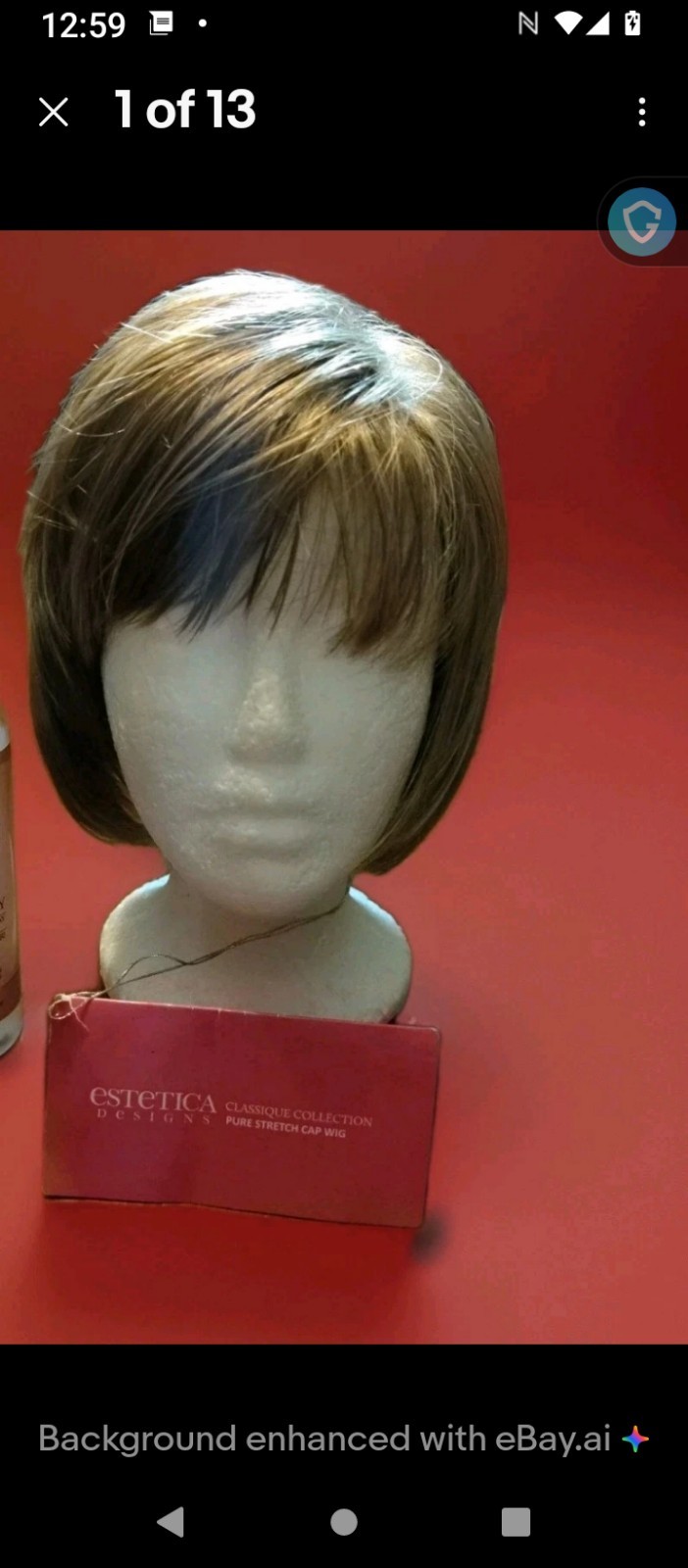 Estetica Designs Wig R14/26H Golden Wheat Blonde New Attached Tag No Box